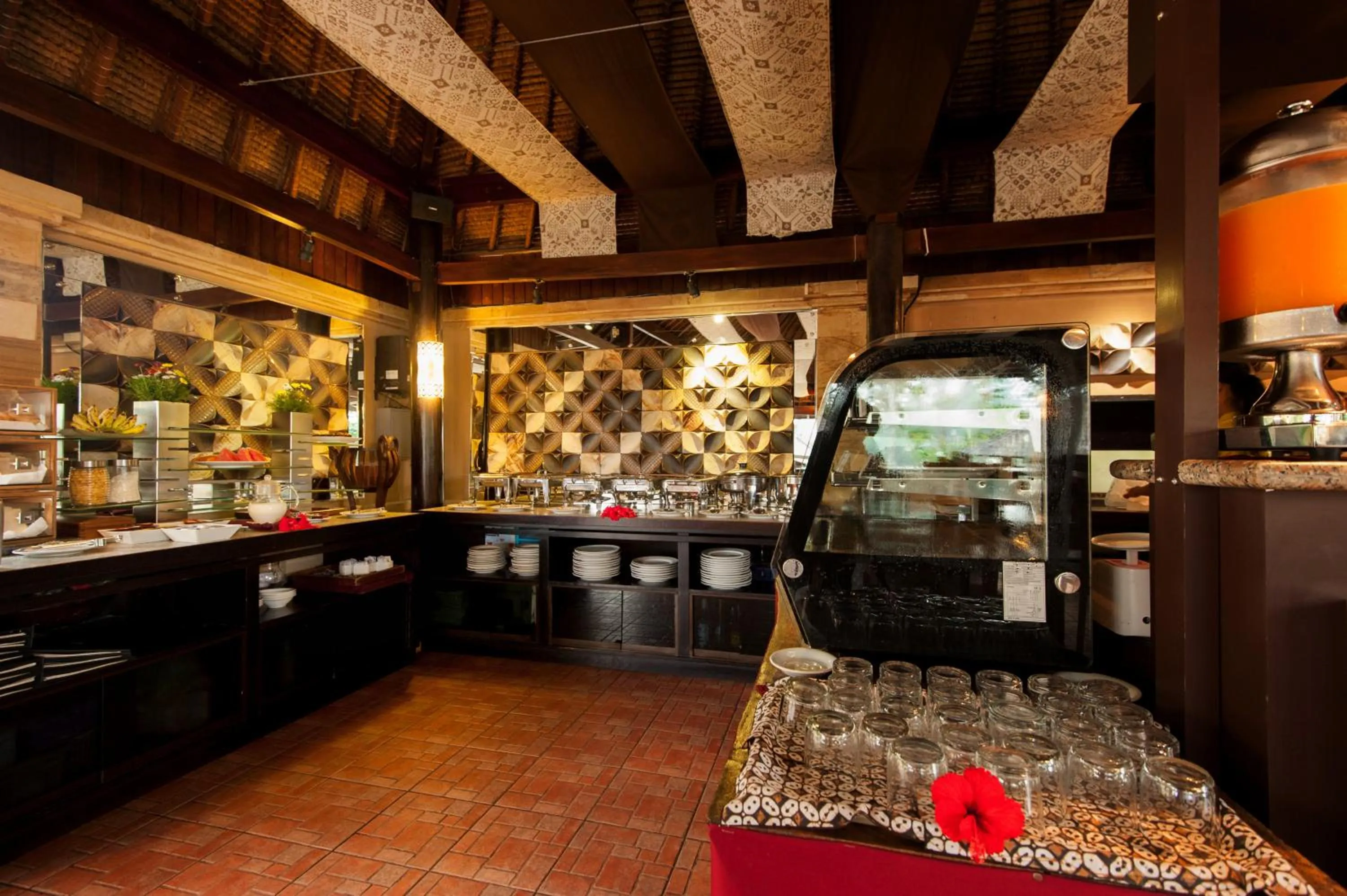 Buffet breakfast in Beji Ubud Resort