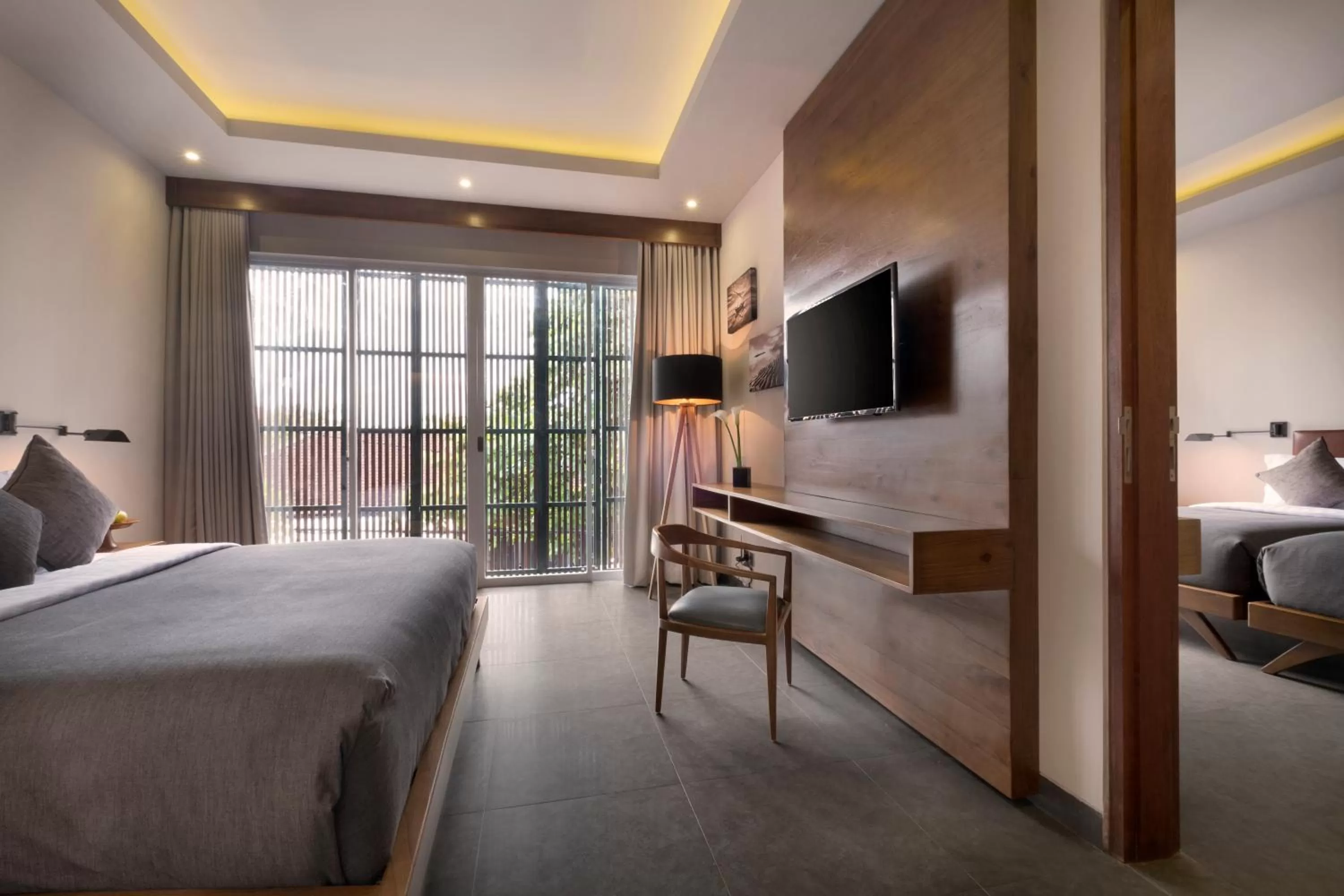 TV and multimedia, Bed in Akana Boutique Hotel