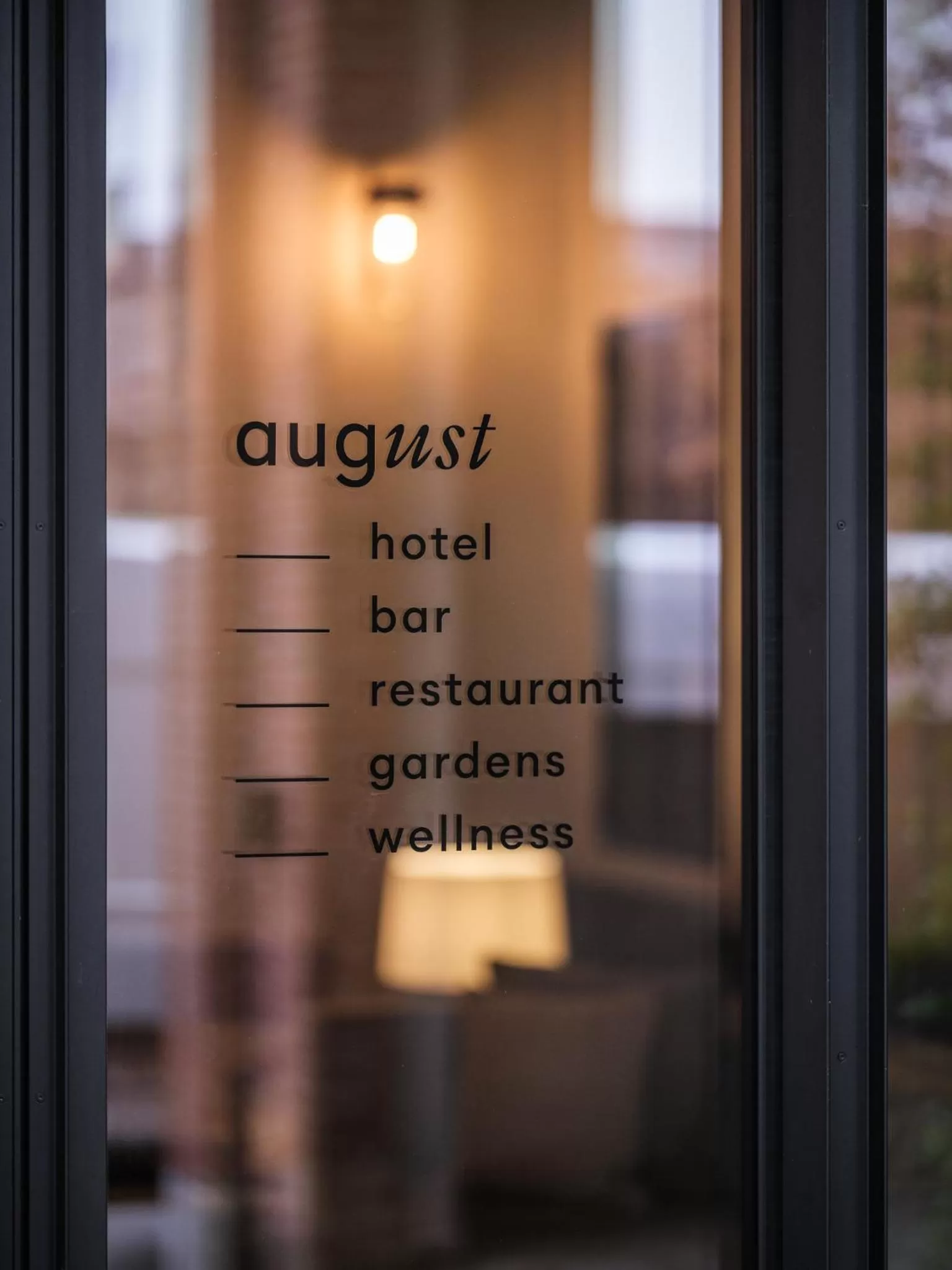 Facade/entrance in august