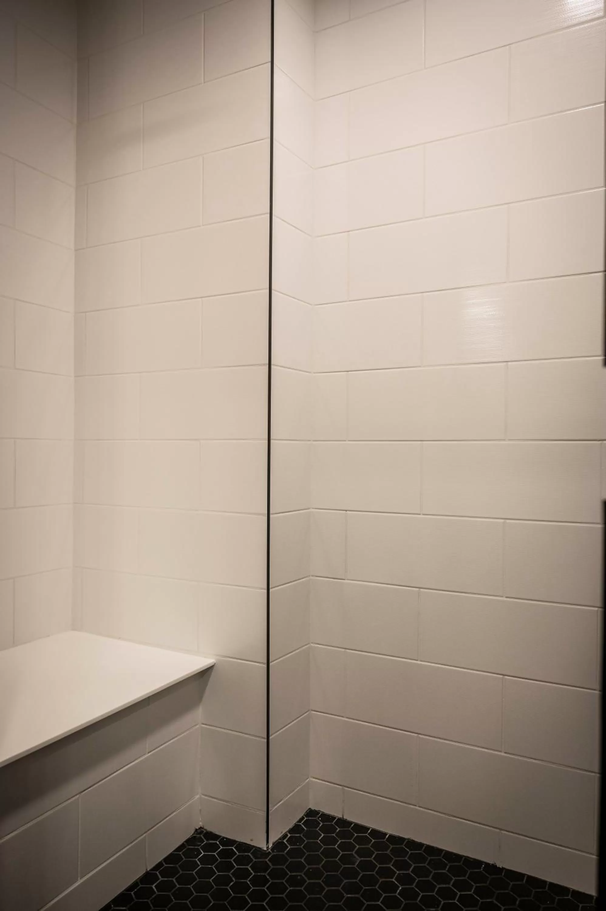 Shower in Hotel Broad Ripple