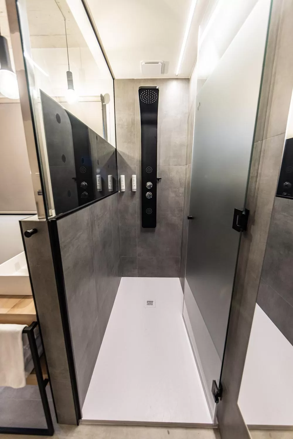 Shower in Hospedium Hotel Devalar Do Mar