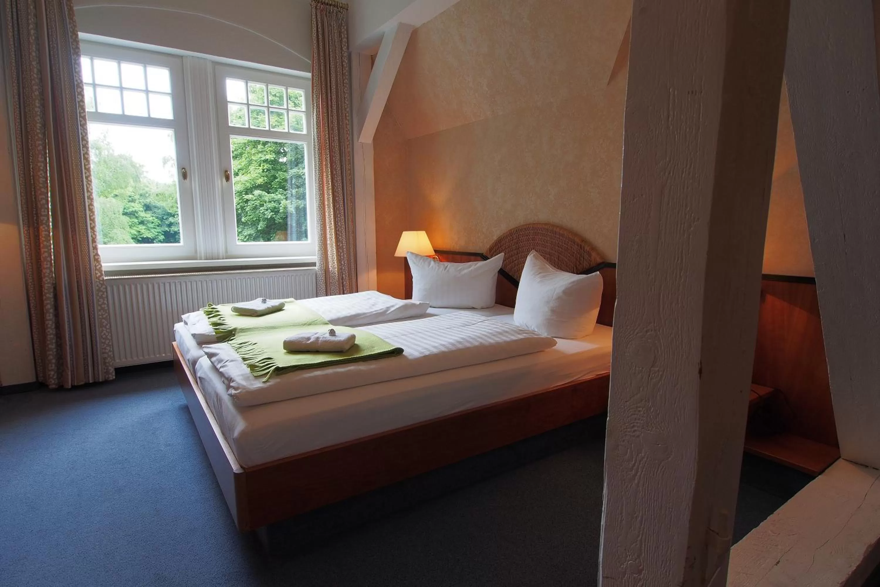 Day, Bed in Hotel Schlossvilla Derenburg