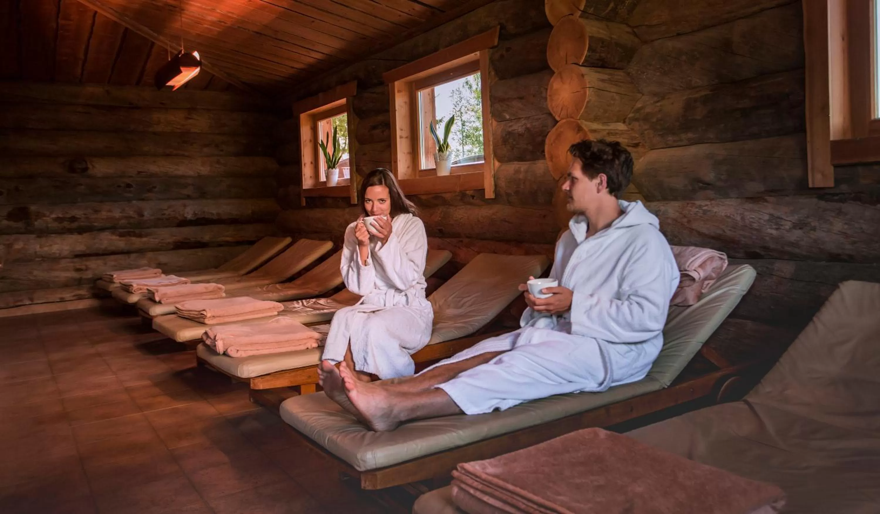 Sauna in Waldstrand-Hotel Großschönau