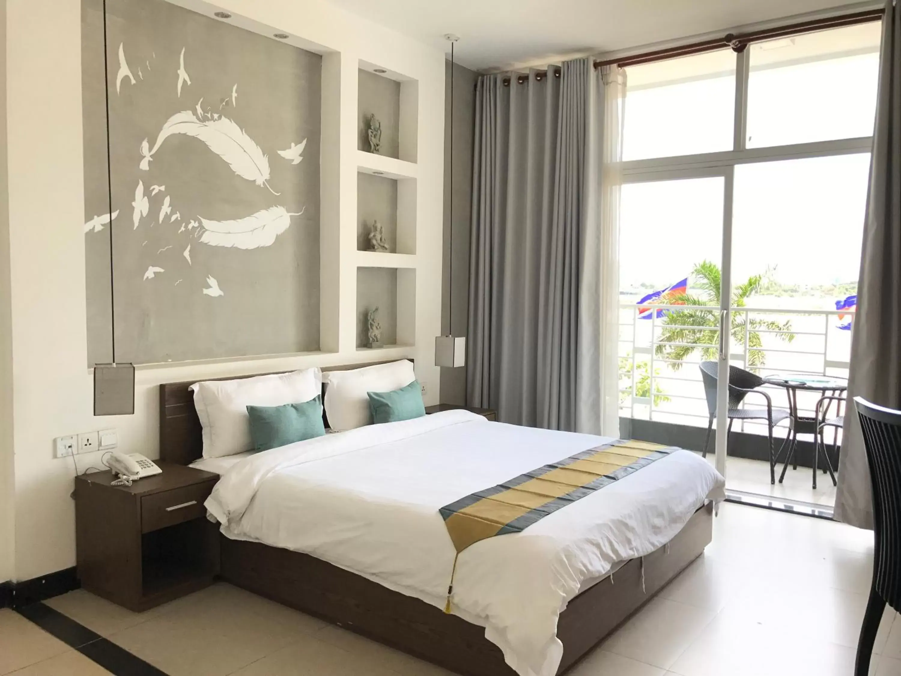Deluxe Double Room with Balcony in Asiban Quay Boutique Hotel Deluxe Double Room with Balcony in Asiban Quay Boutique Hotel