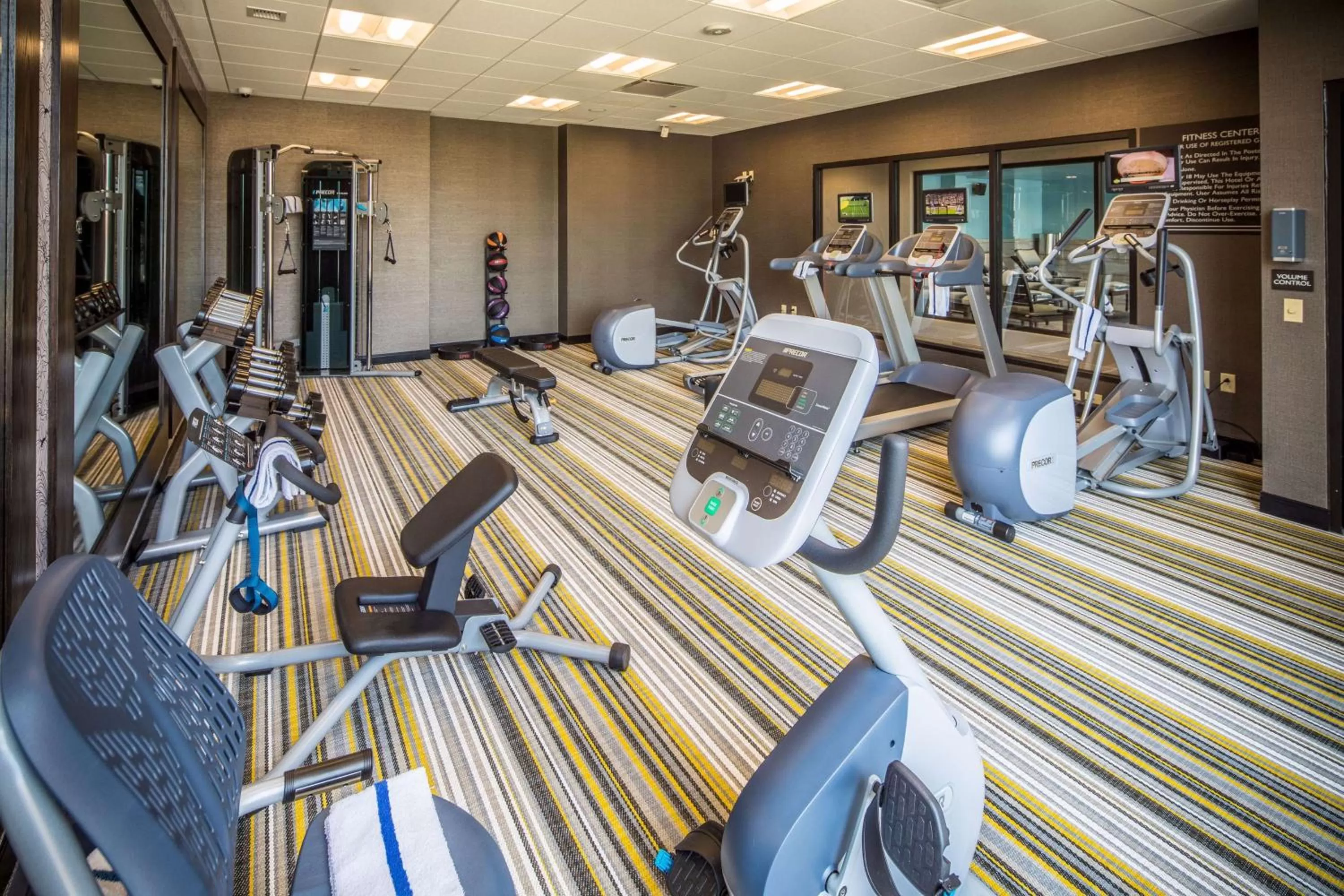 Fitness centre/facilities in Hilton Garden Inn Pittsburgh Airport