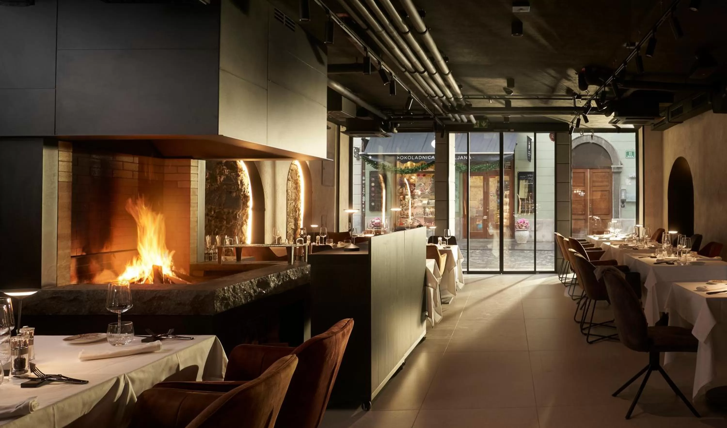 Restaurant/places to eat in The Hotel Ljubljana