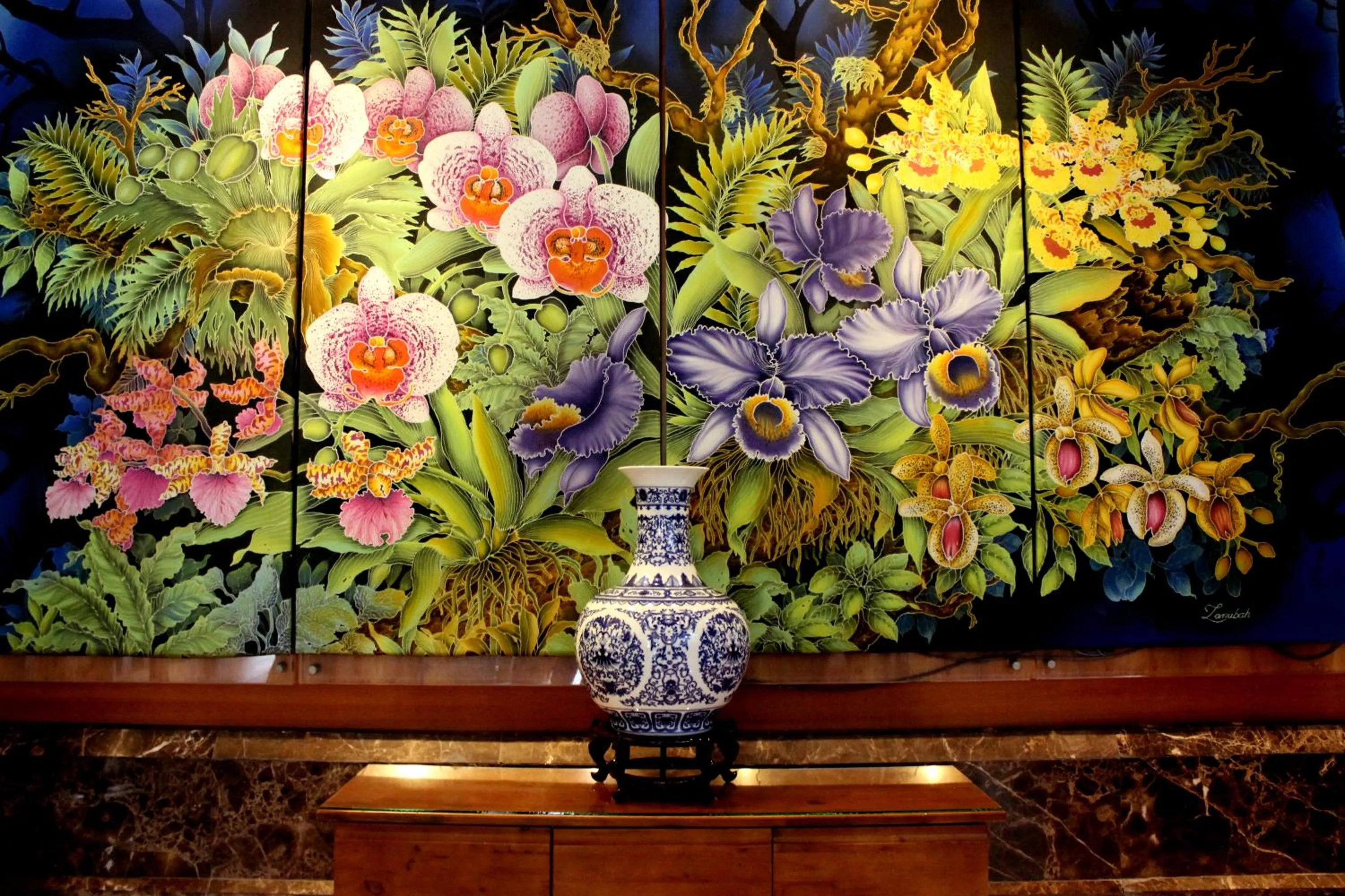 Decorative detail in Hotel Maluri