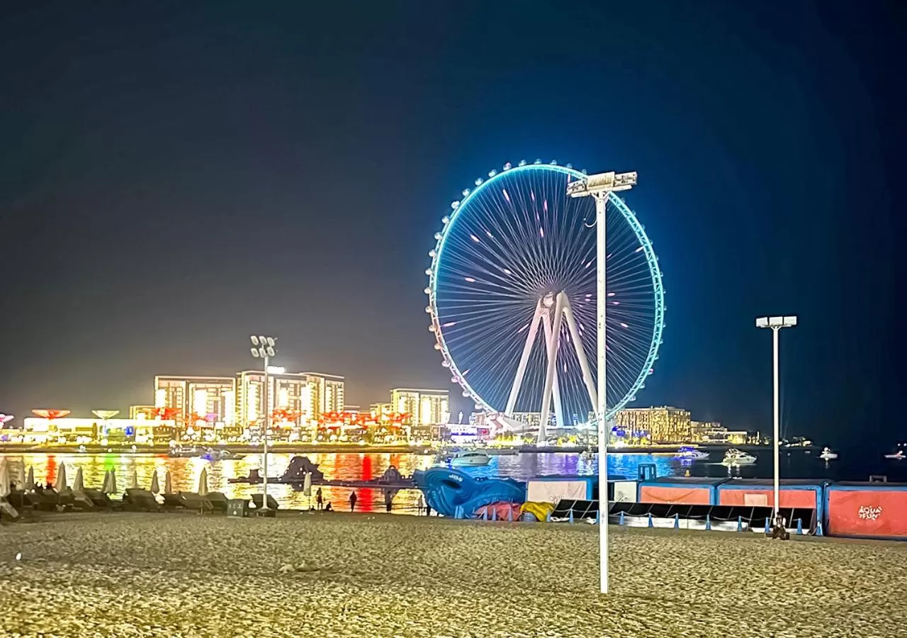 Night in Ramada Hotel, Suites and Apartments by Wyndham Dubai JBR