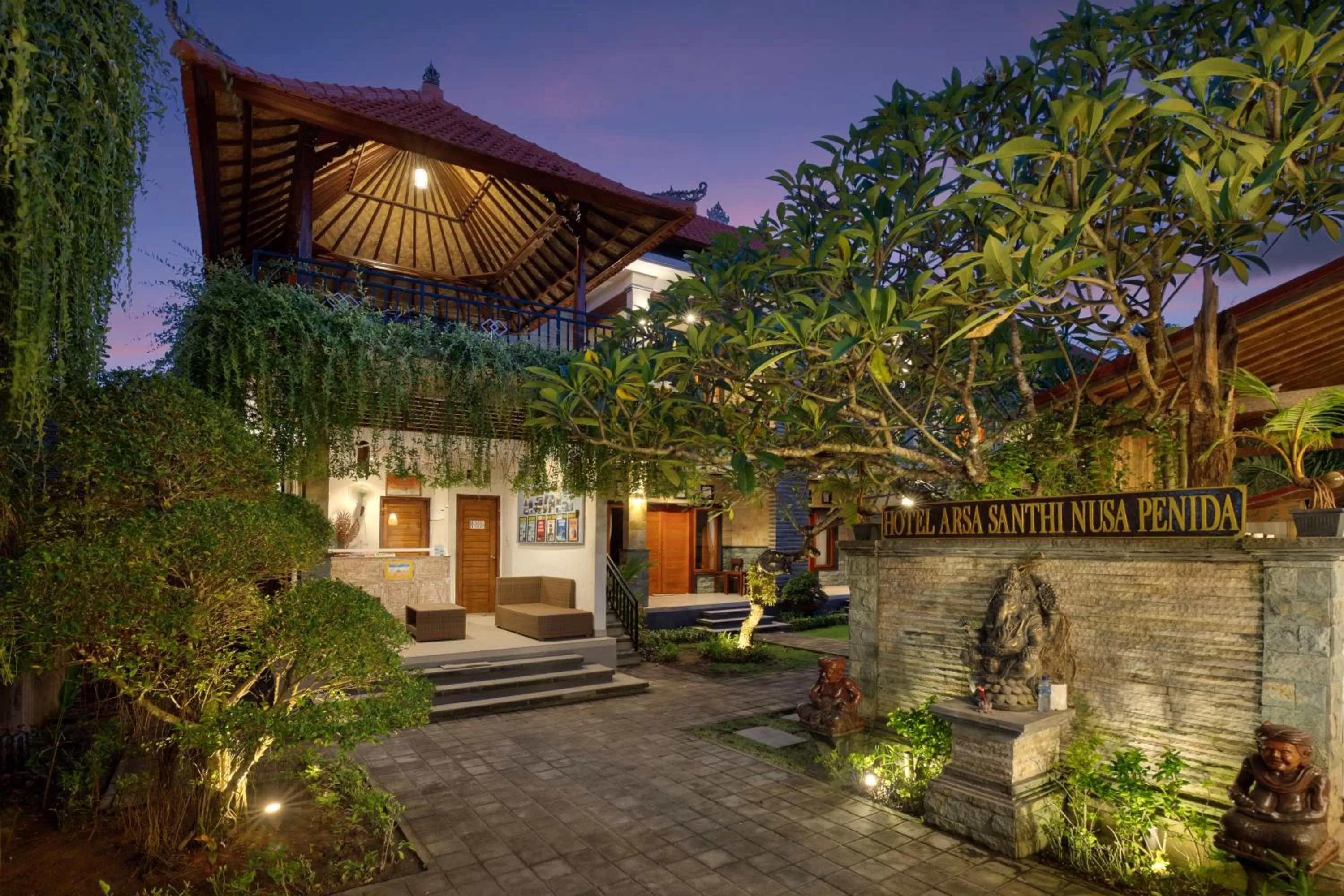 Lobby or reception in Hotel Arsa Santhi Nusa Penida