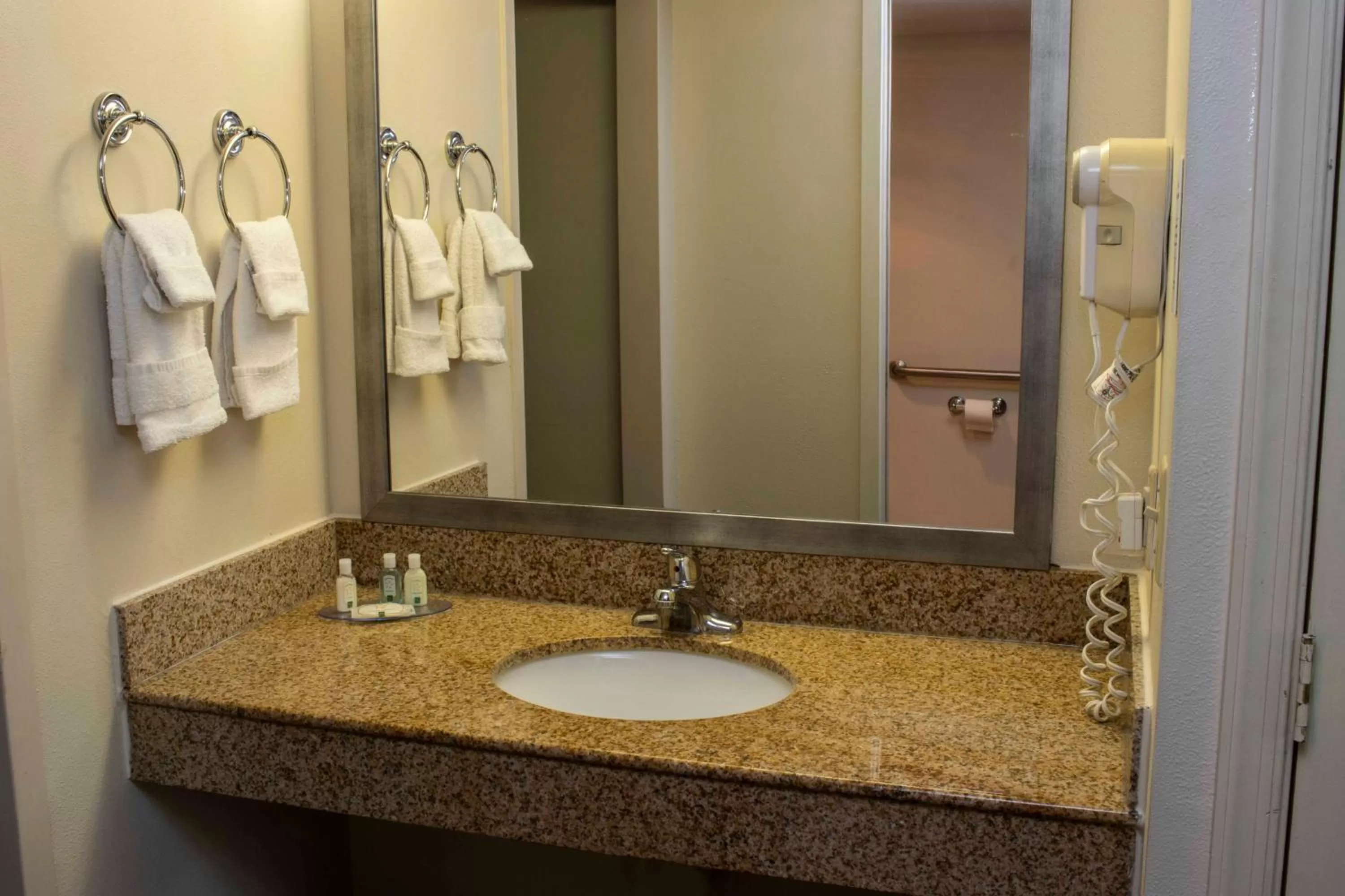 Bathroom in Quality Suites Lake Wright - Norfolk Airport