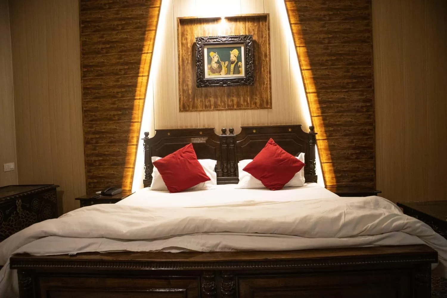 Bed in Ambala Haveli