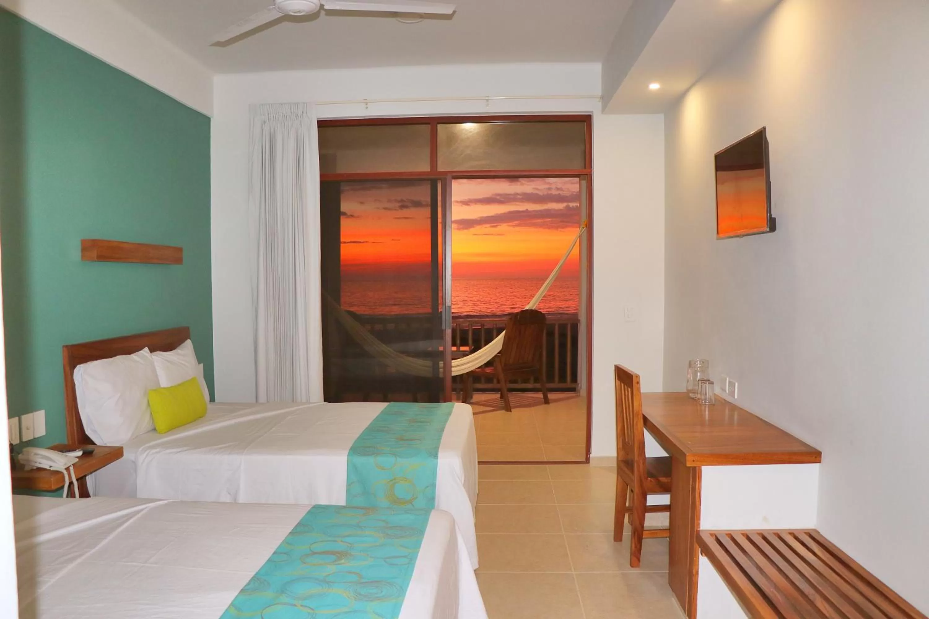 Double Room with Sea View in Punta Zicatela Hotel - Adults Only