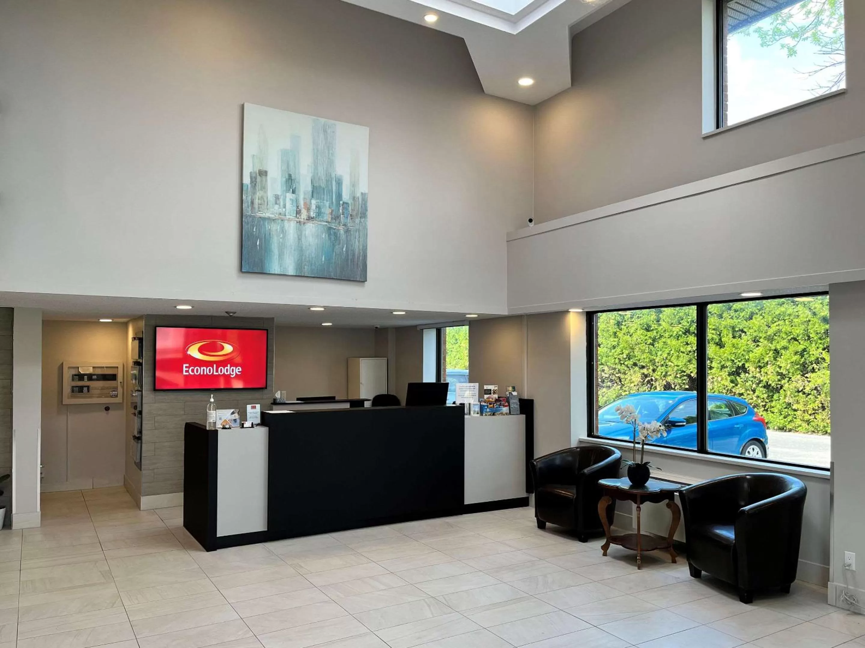 Lobby or reception in Econo Lodge Airport Quebec