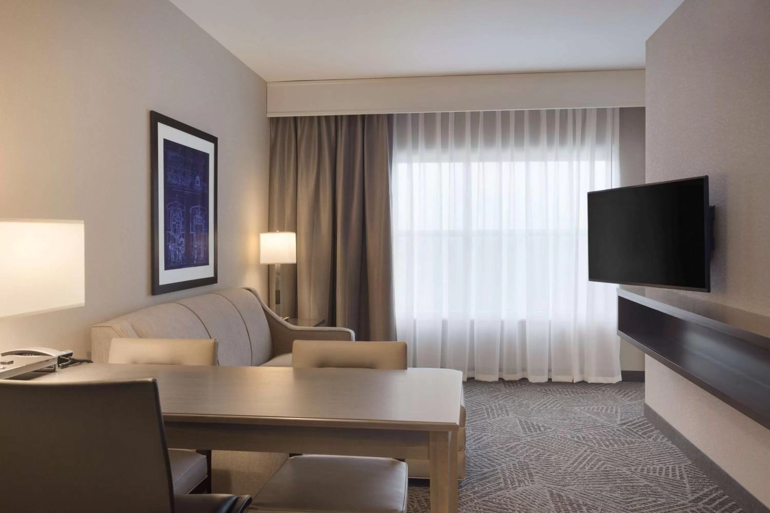 Living room in Embassy Suites by Hilton Kansas City Olathe