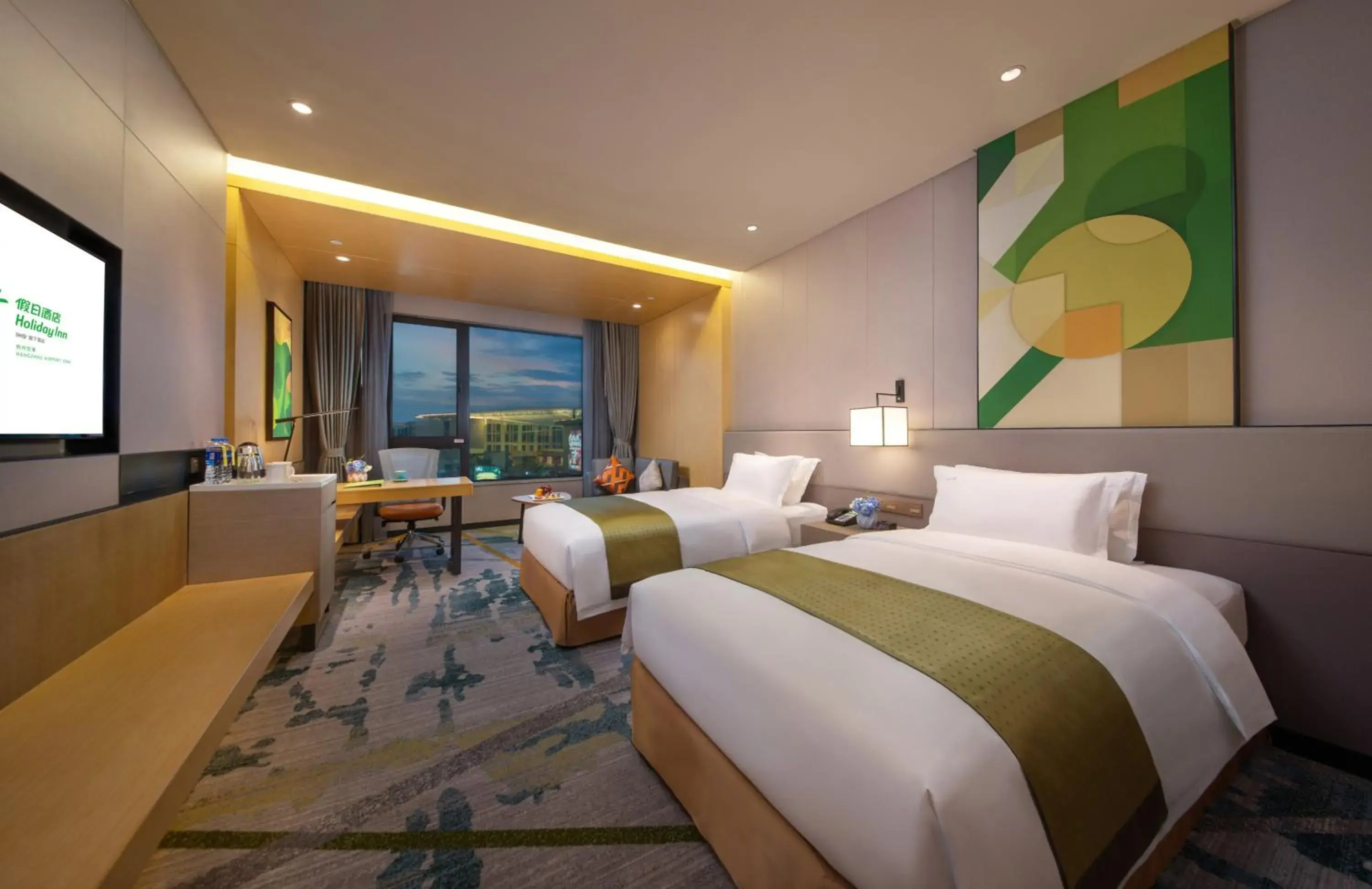 Standard Room with Two Single Beds in Holiday Inn Hangzhou Airport Zone by IHG Standard Room with Two Single Beds in Holiday Inn Hangzhou Airport Zone by IHG