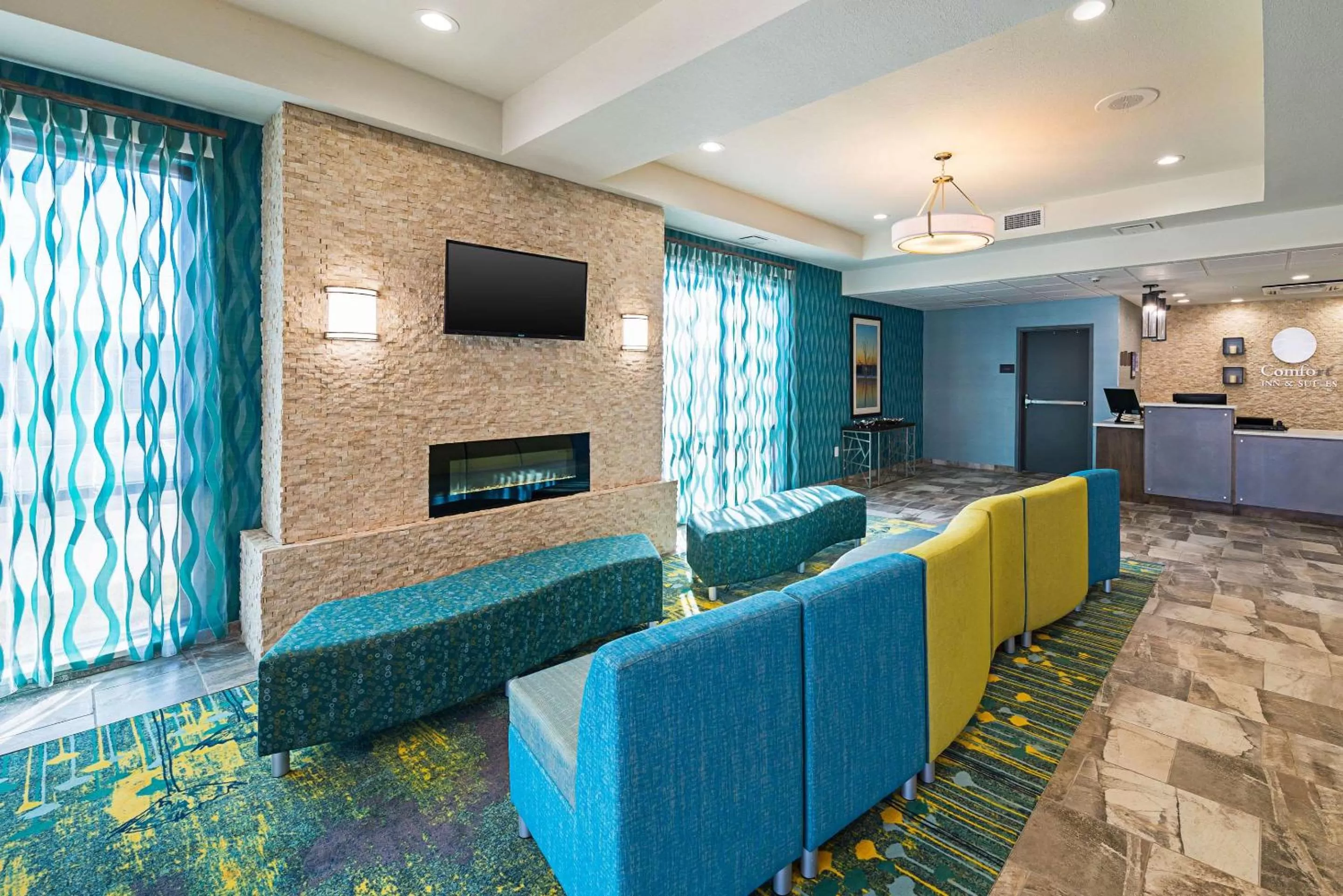 Lobby or reception in Comfort Inn & Suites Oklahoma City near Bricktown