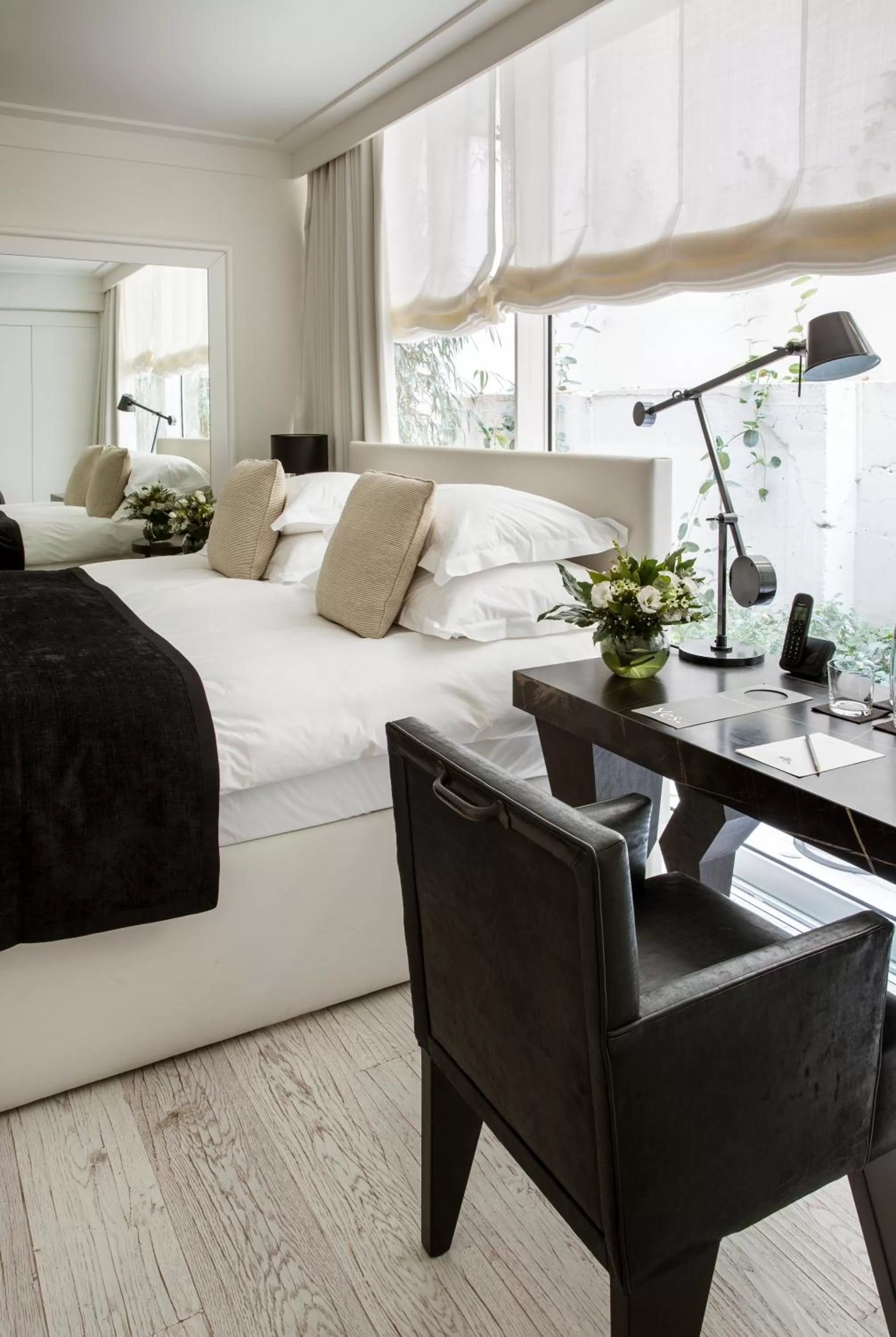 Bedroom in White Villa Tel Aviv Hotel