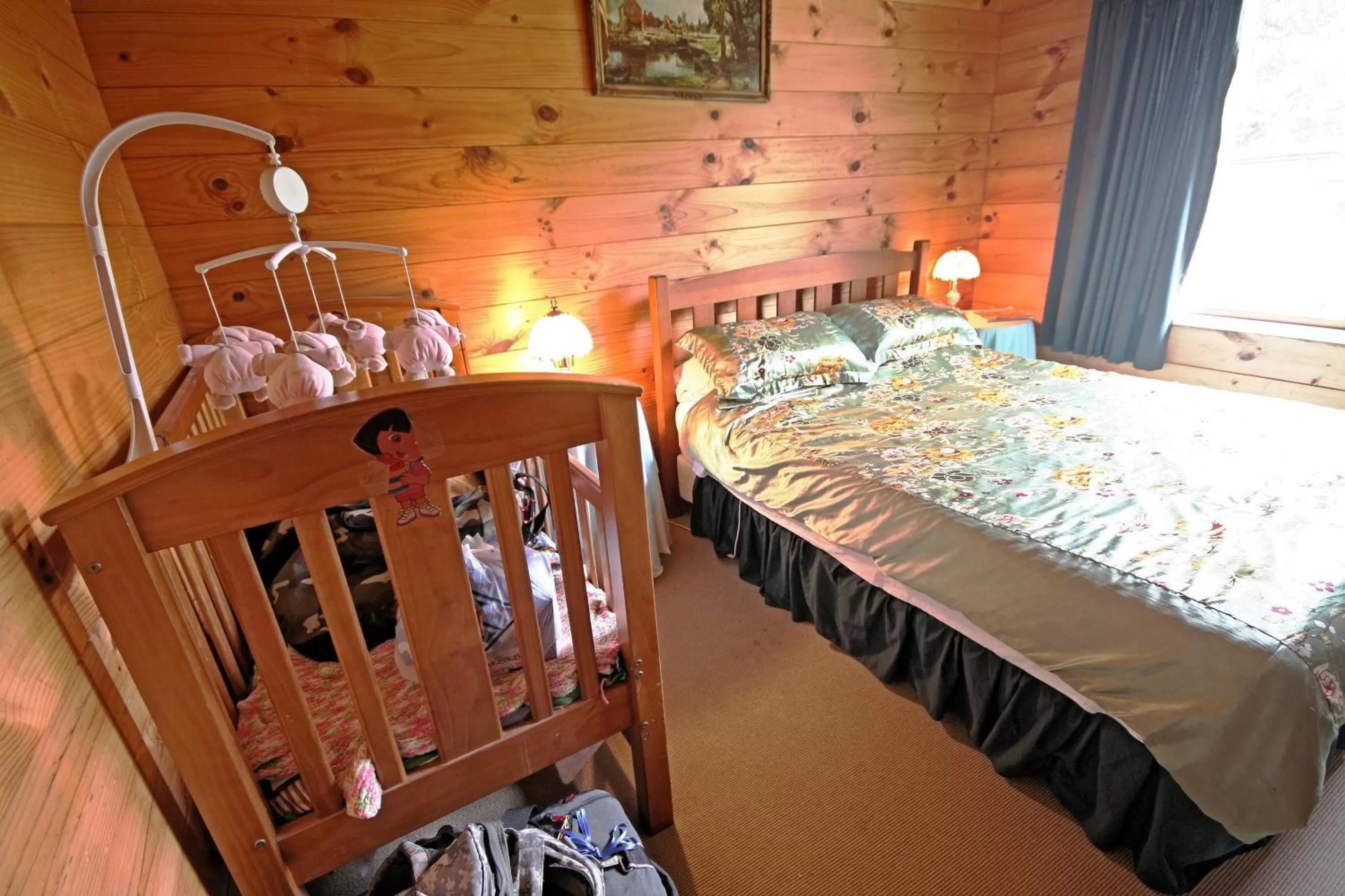 Bed in Tony's Lodge