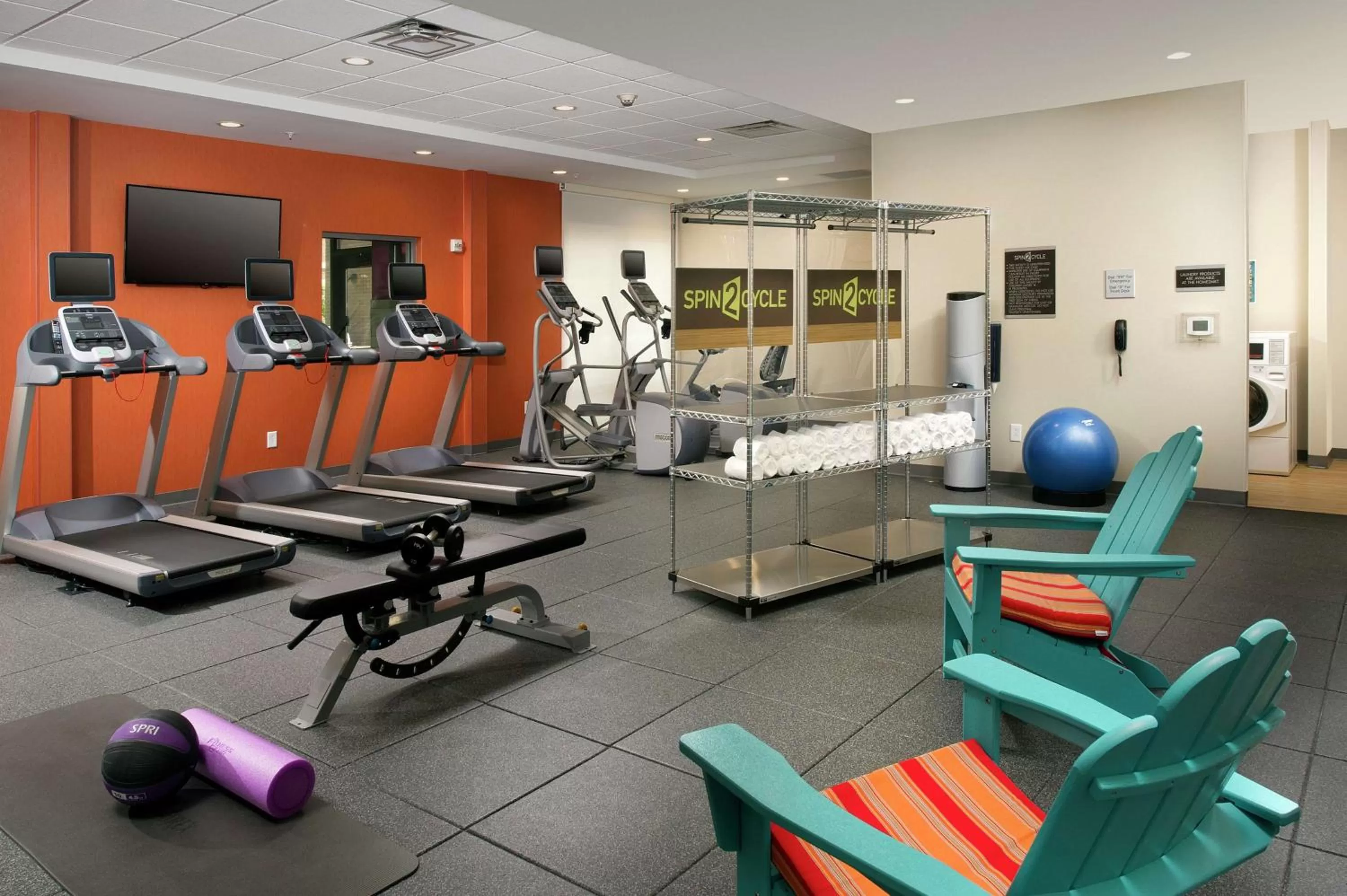 Fitness centre/facilities in Home2 Suites by Hilton Louisville East Hurstbourne