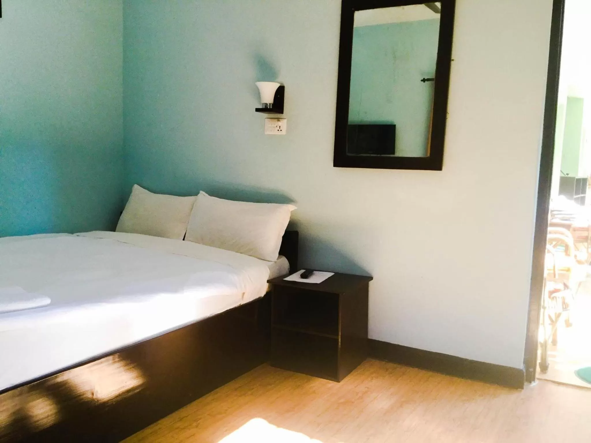 Bed in Yeti Guest House