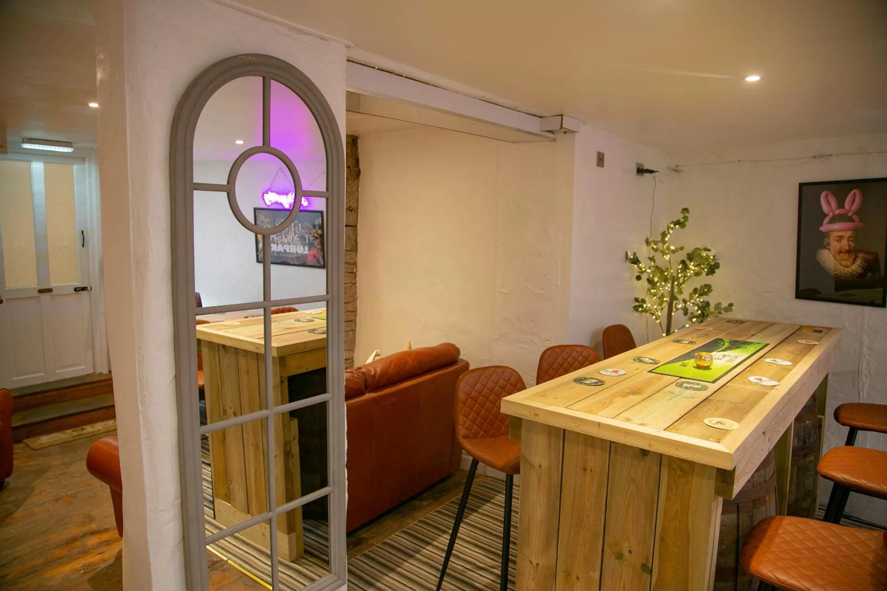 Seating area in The Swan