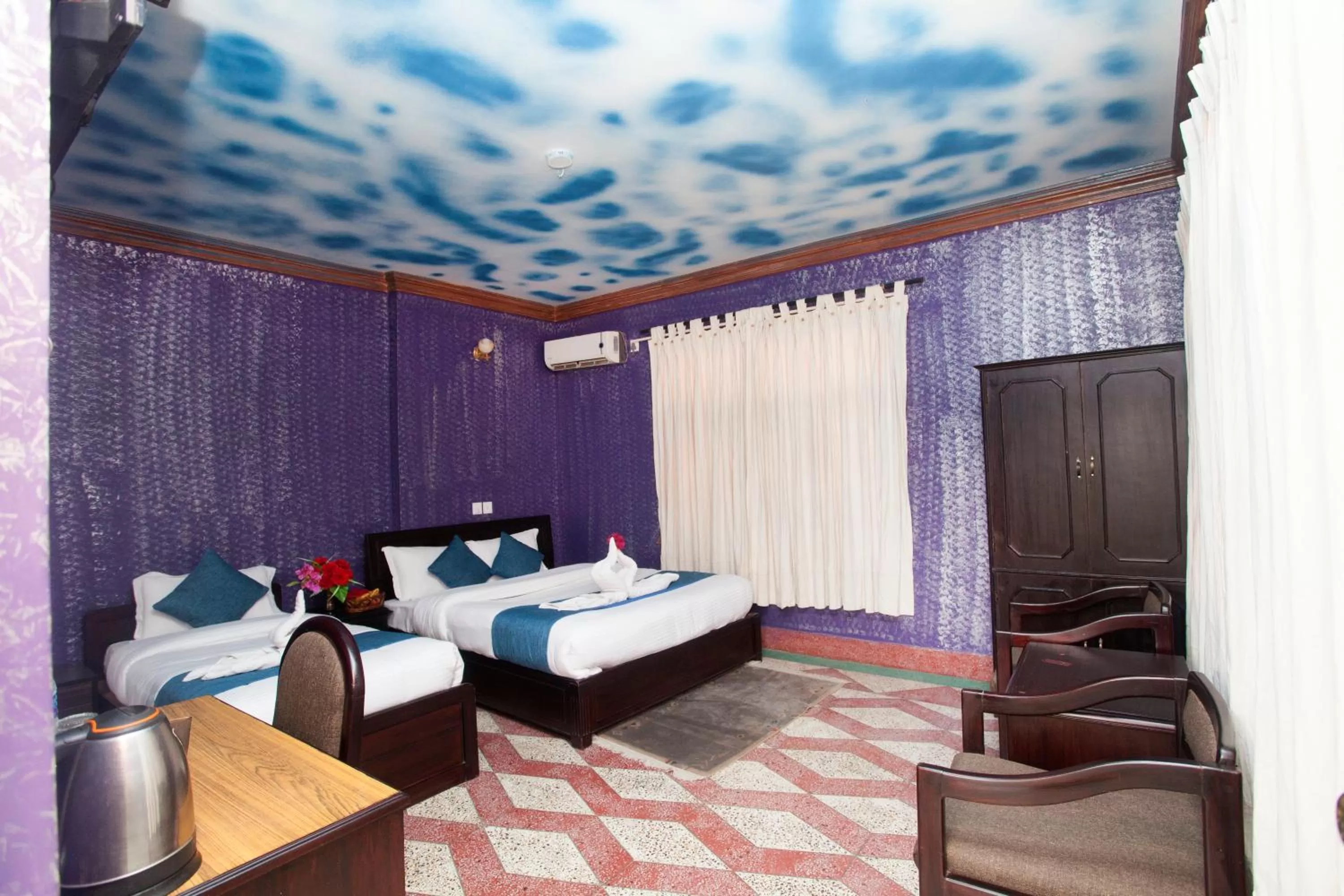 TV and multimedia, Bed in Hotel Green Horizon