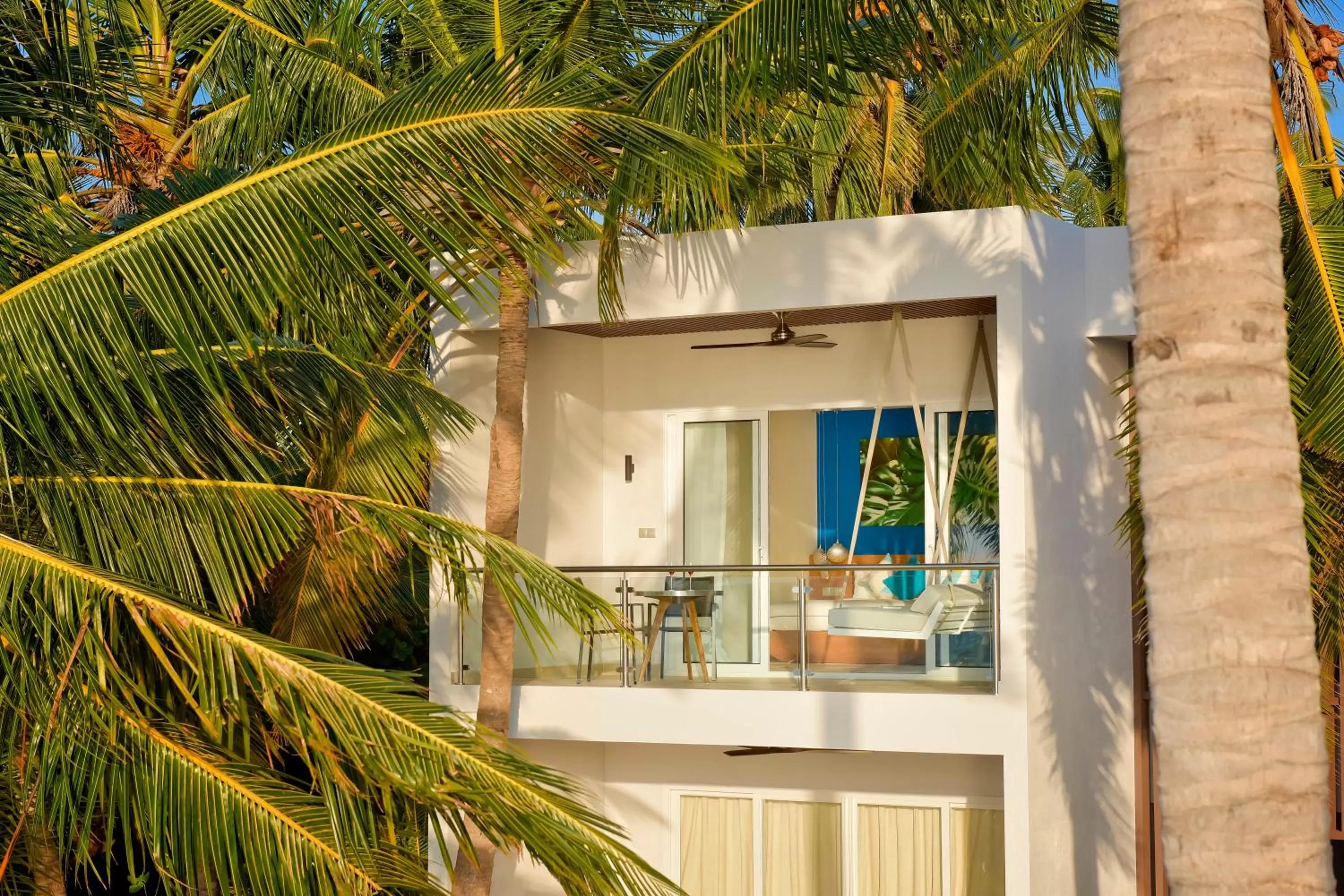 Balcony/Terrace in Kandima Maldives - 50 Percent Off Return Domestic Flights for stays of 4 nights or more between 11th April 2026 to 31st October 2026