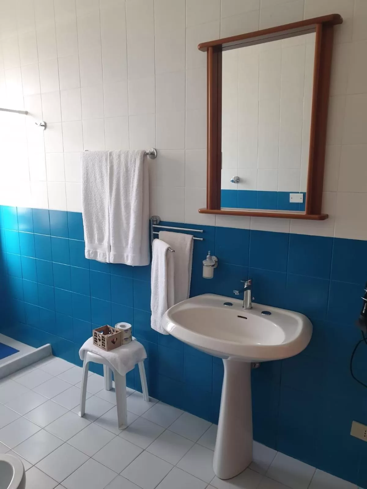 Bathroom in VILLA MARTA a due passi dalla clinica ortopedica Rizzoli e da Villa Santa Teresa