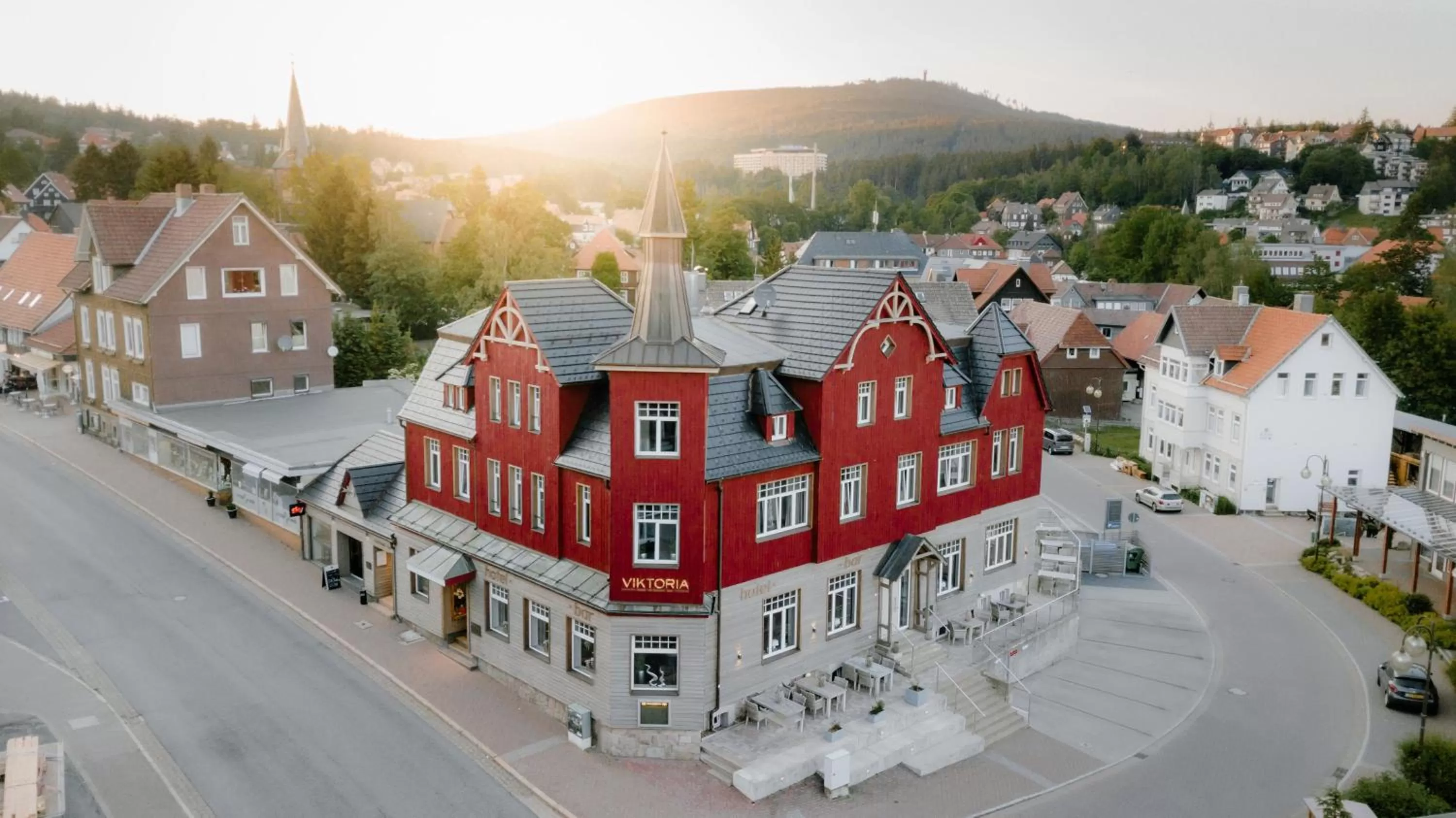 Bird's eye view in StrandBerg's Designhotel Viktoria