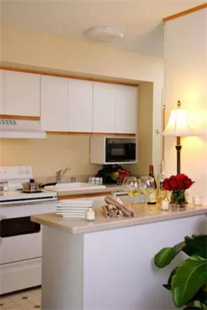 Kitchen or kitchenette in Jockey Club Suites