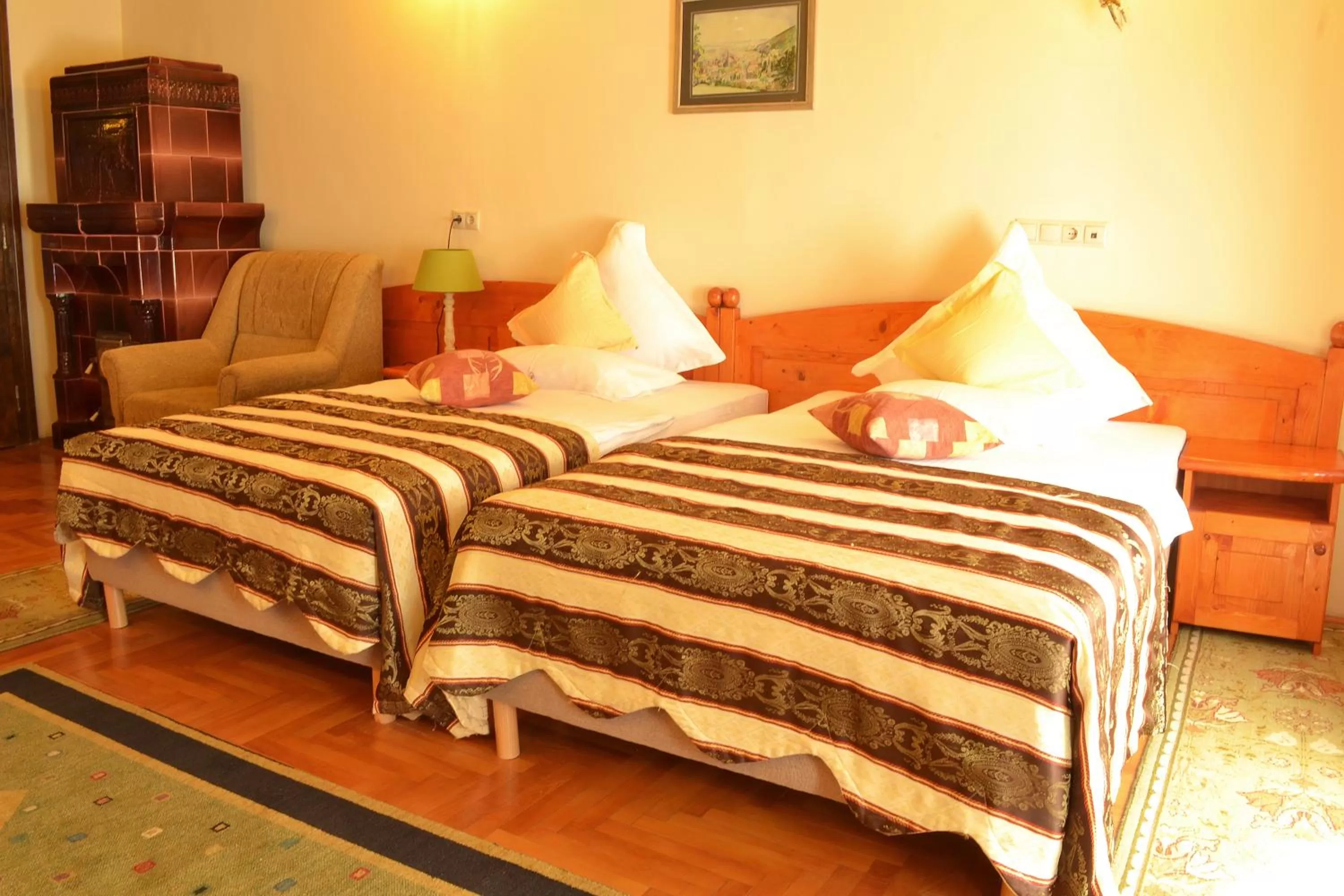 Bed in Hotel Bielmann