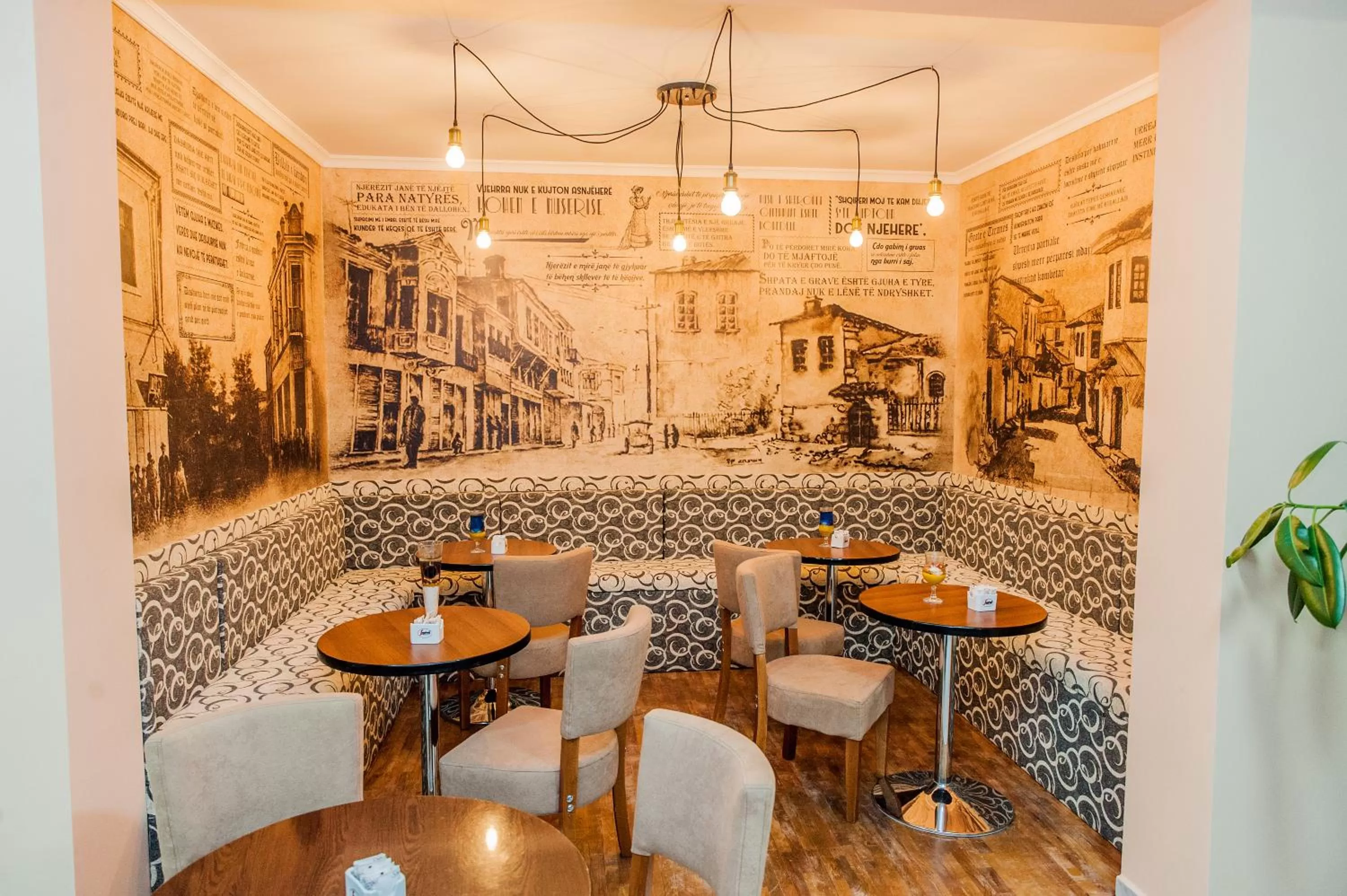 Communal lounge/ TV room in KorcaSmileHotel