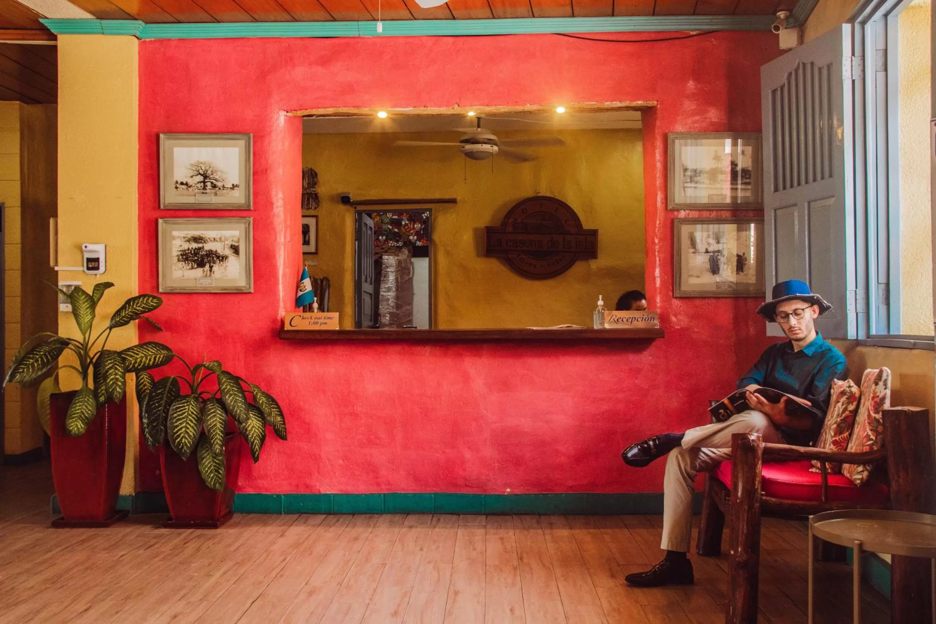 Lobby or reception in Hotel Casona de La Isla