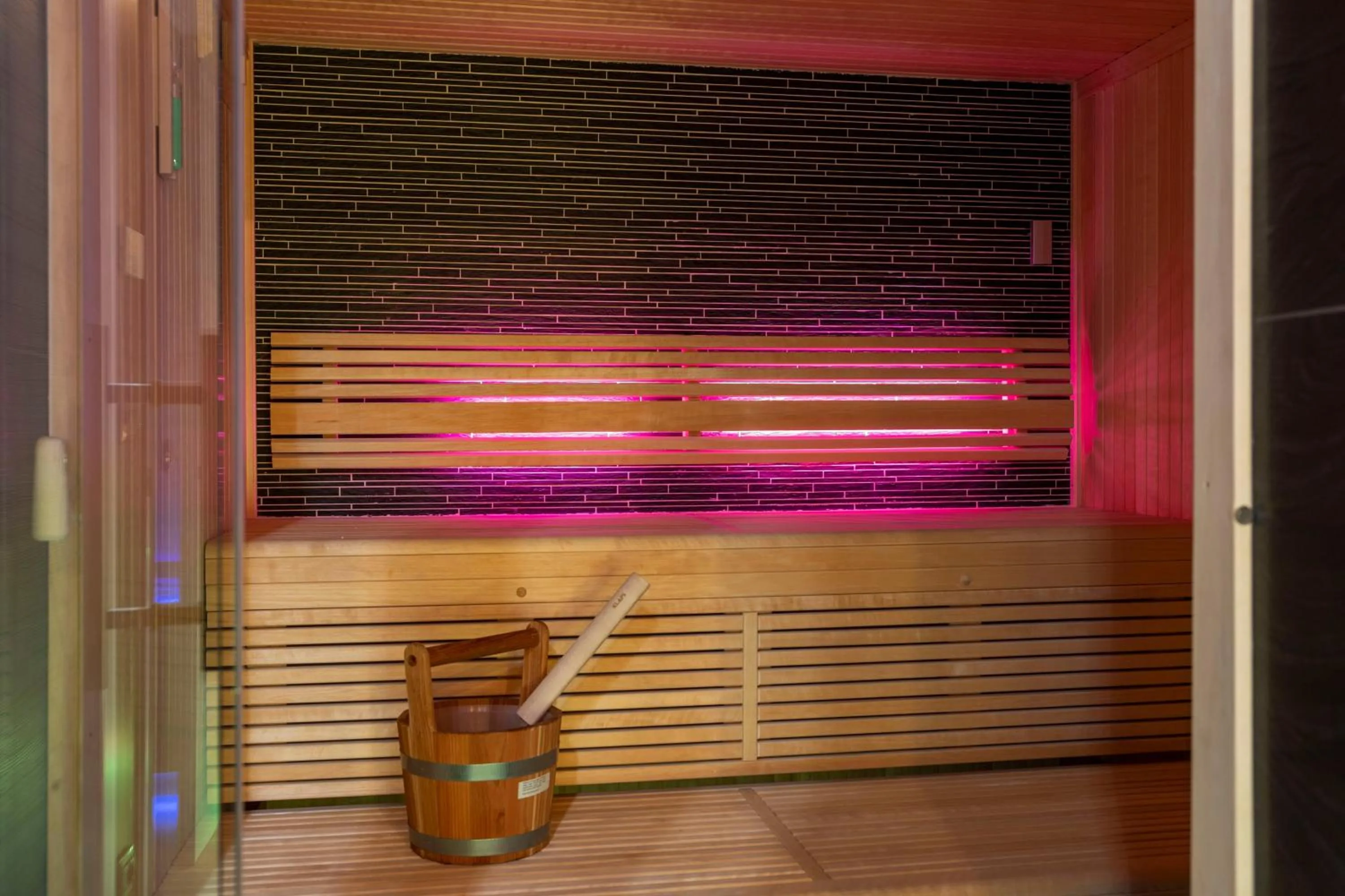 Sauna in Amatì Design Green Hotel