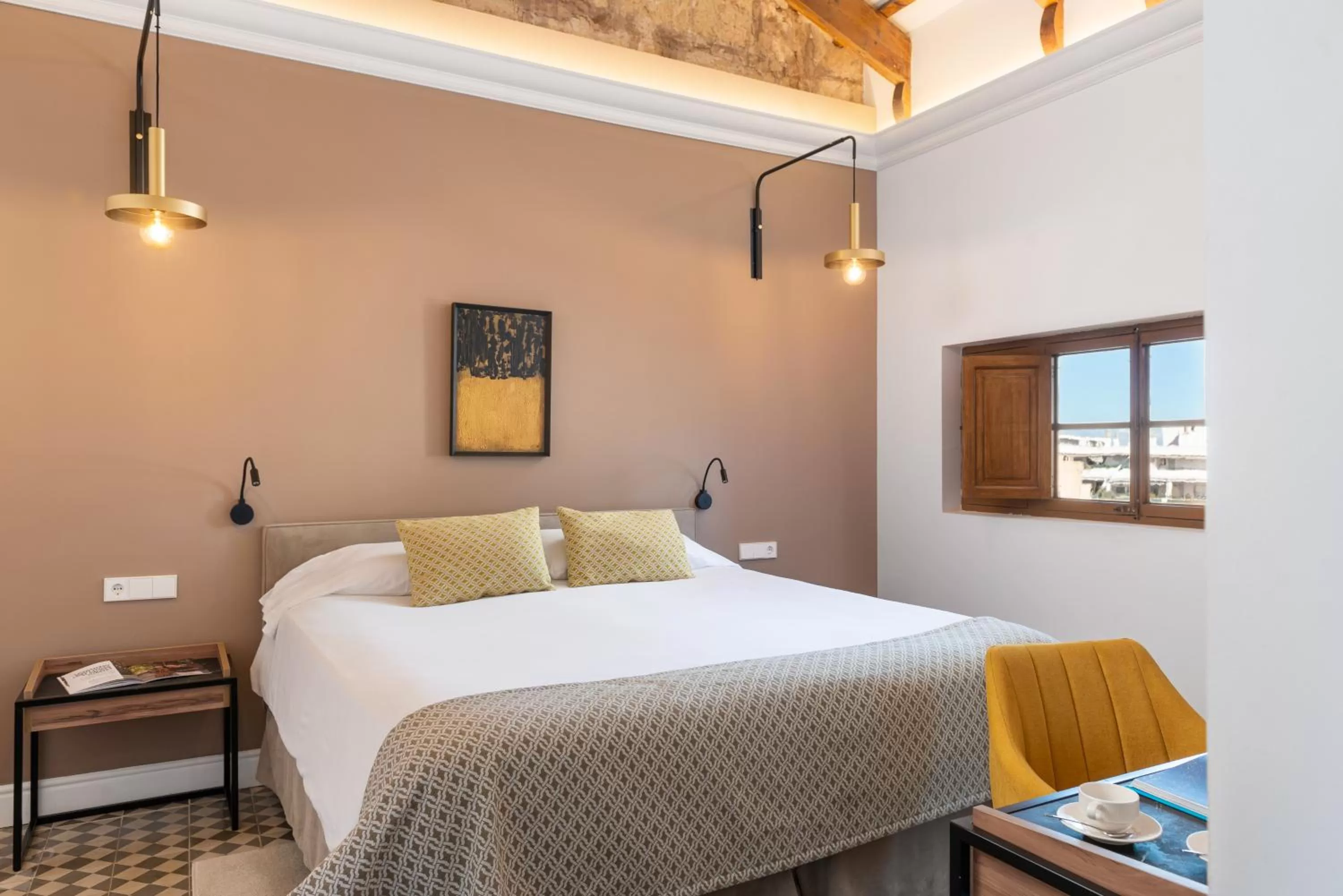 Bedroom, Bed in Hotel Can Quetglas