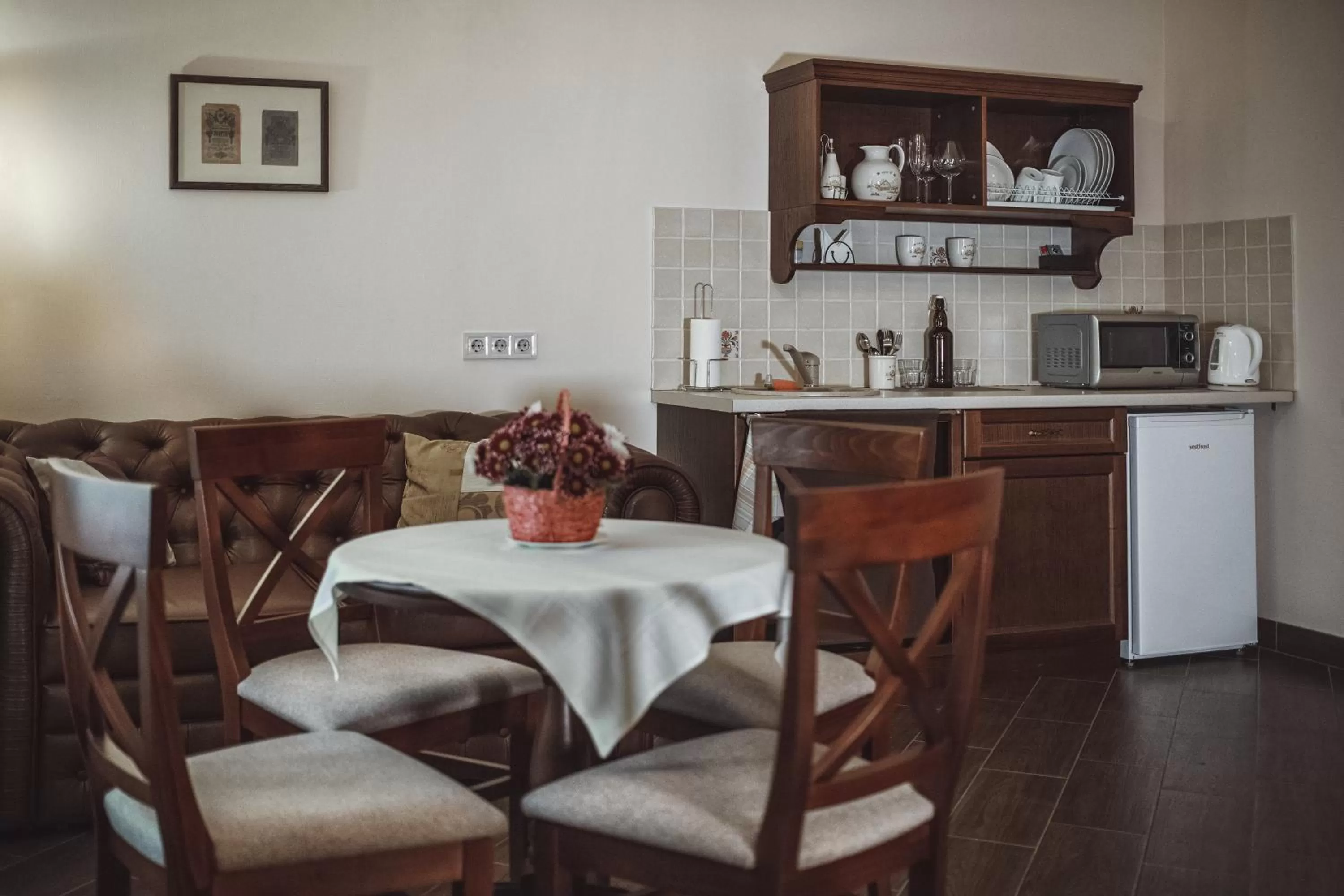 Dining area, Kitchen/Kitchenette in Ekaterinoslav