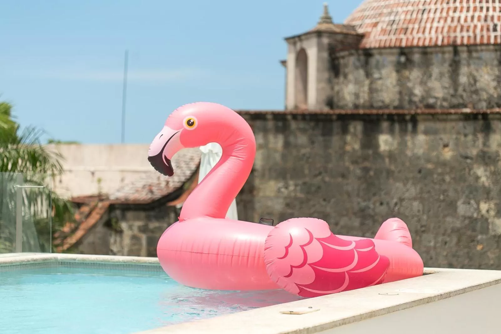 Swimming pool in Billini Hotel, Historic Luxury