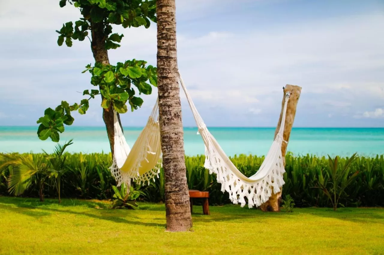 Garden in Pousada Aldeia Beijupirá