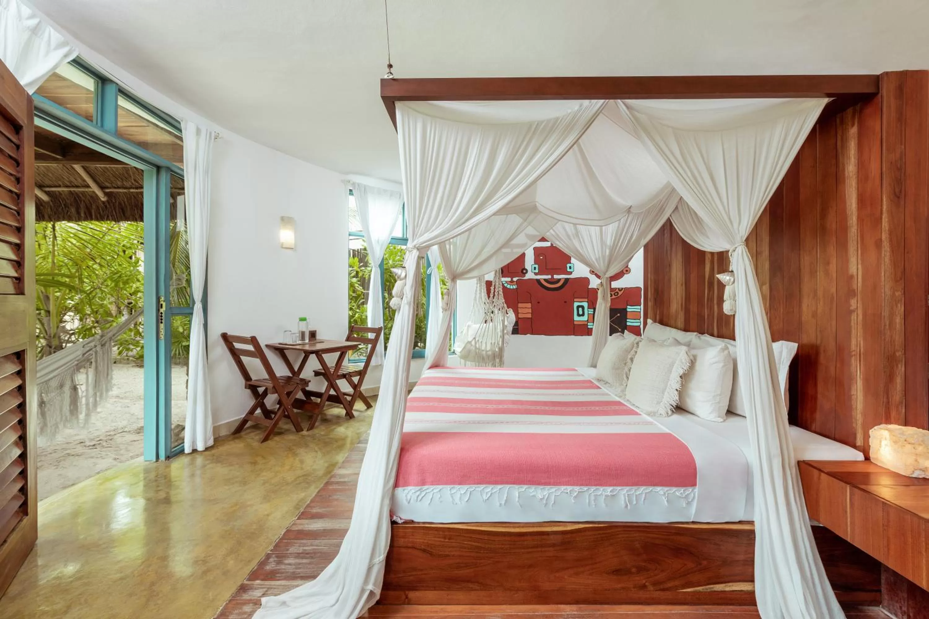 Bed in Dos Ceibas Tulum - Feel Good Hotel