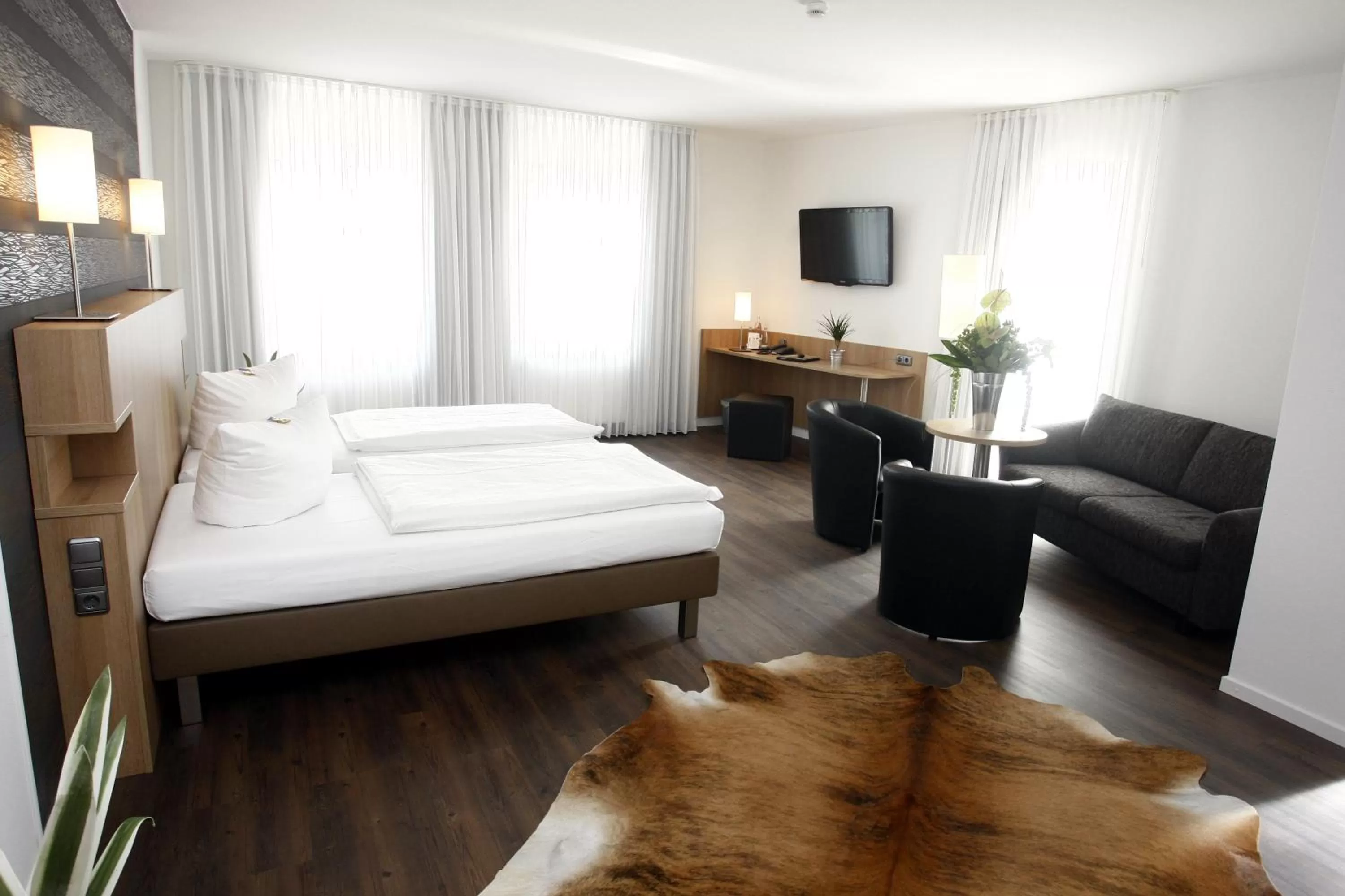 Bed in Hotel Westerkamp