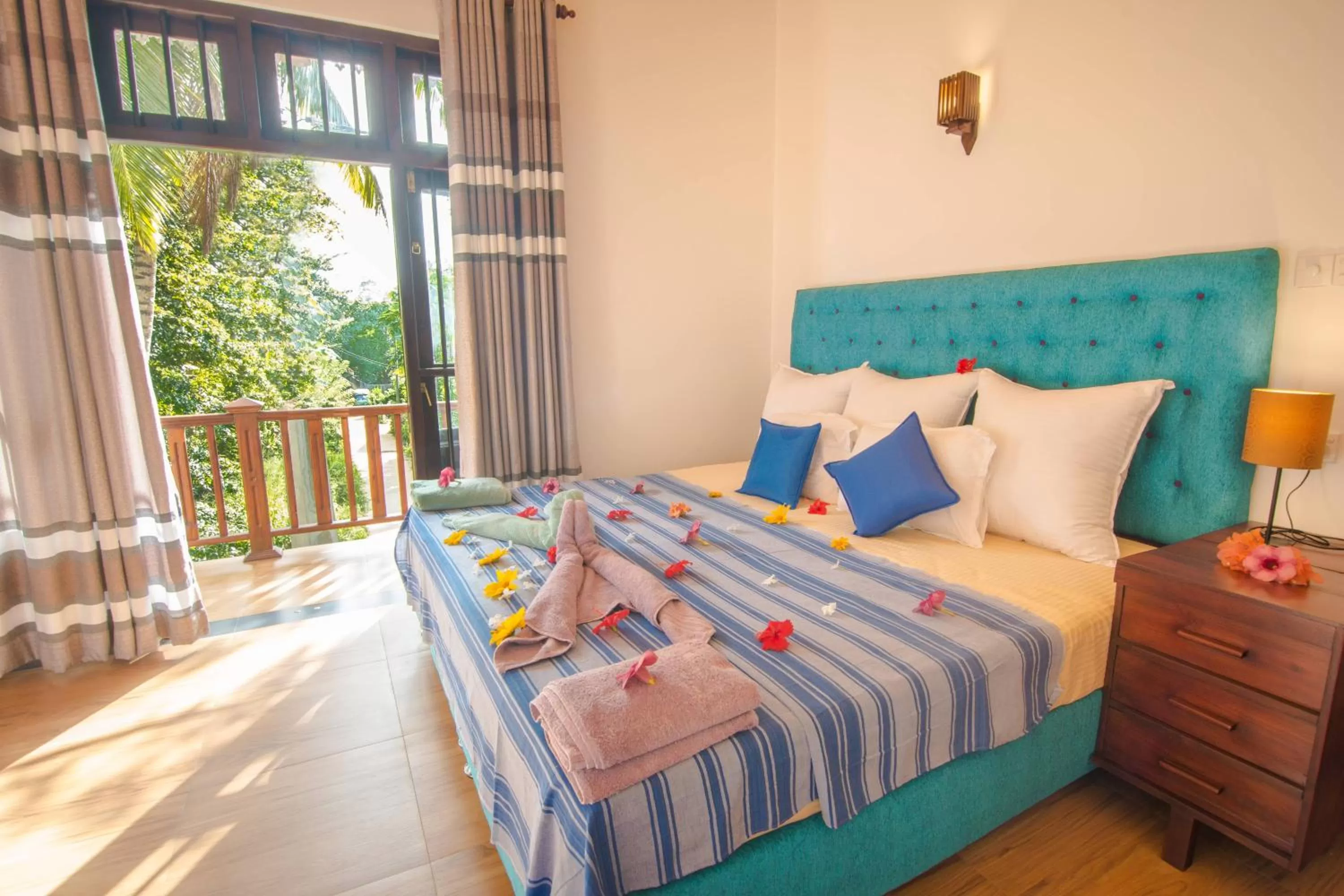 Bed in Ashiyana Hotel