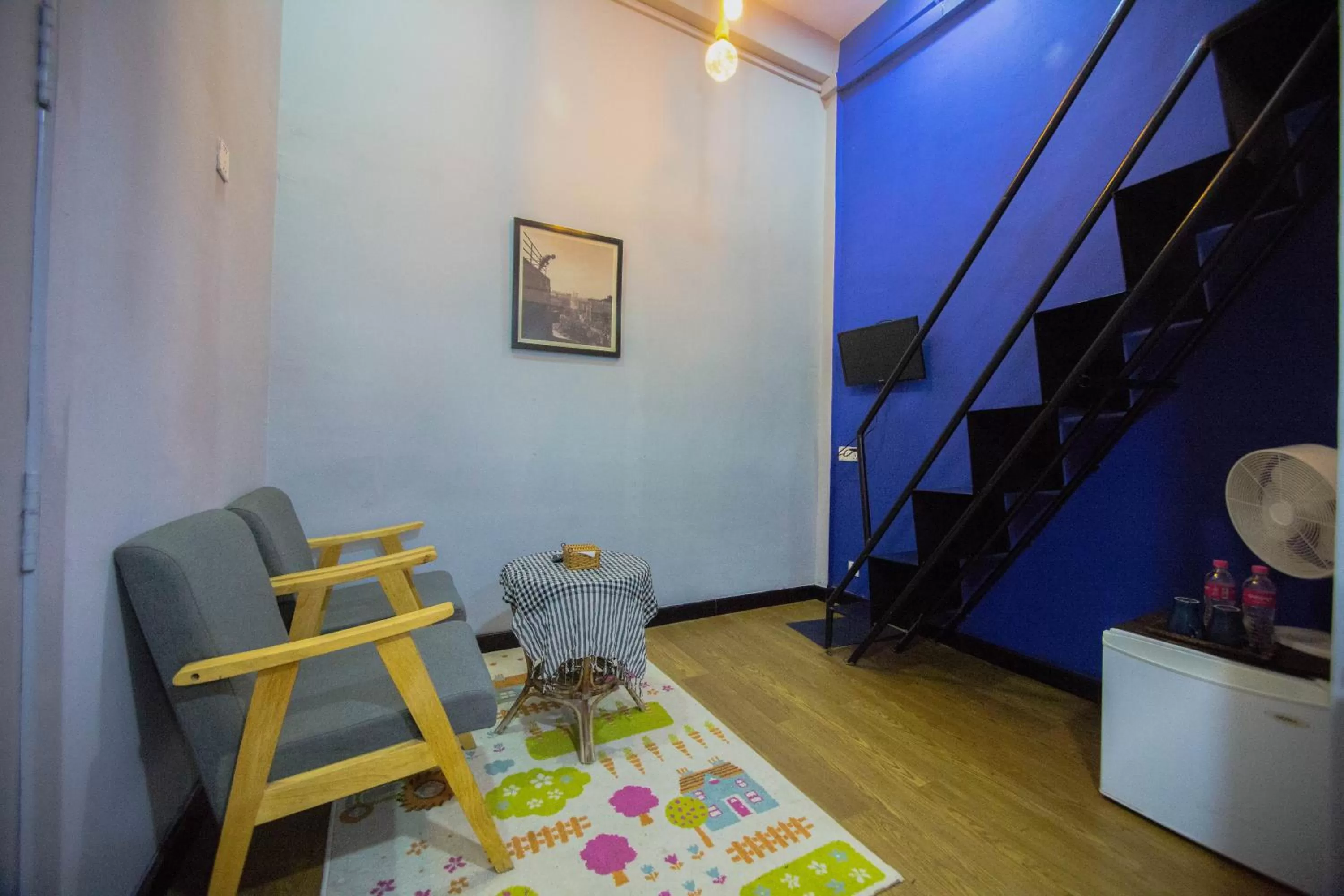 Living room in The Artist Residence