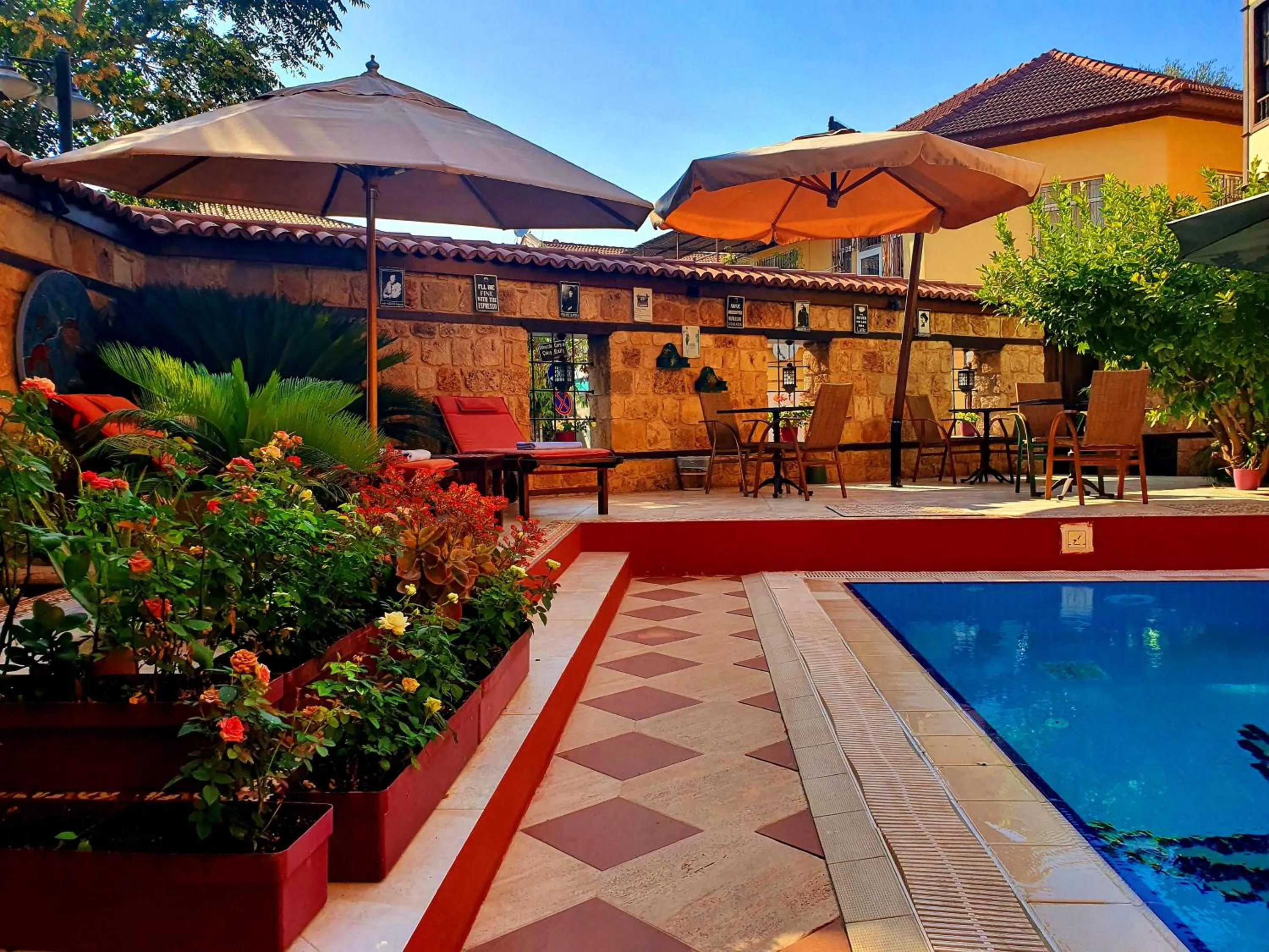 Patio in Eski Masal Hotel - Special Class