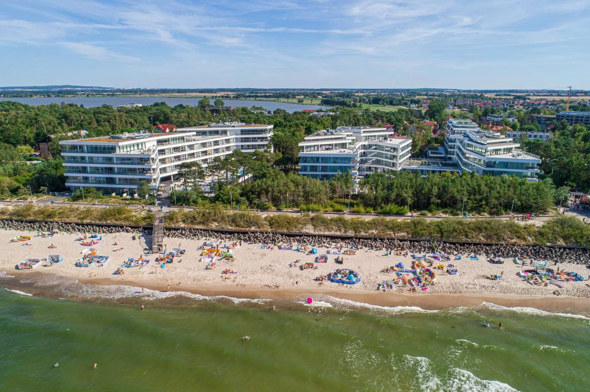 Property building, Bird's-eye View in Dune Resort Mielno - A