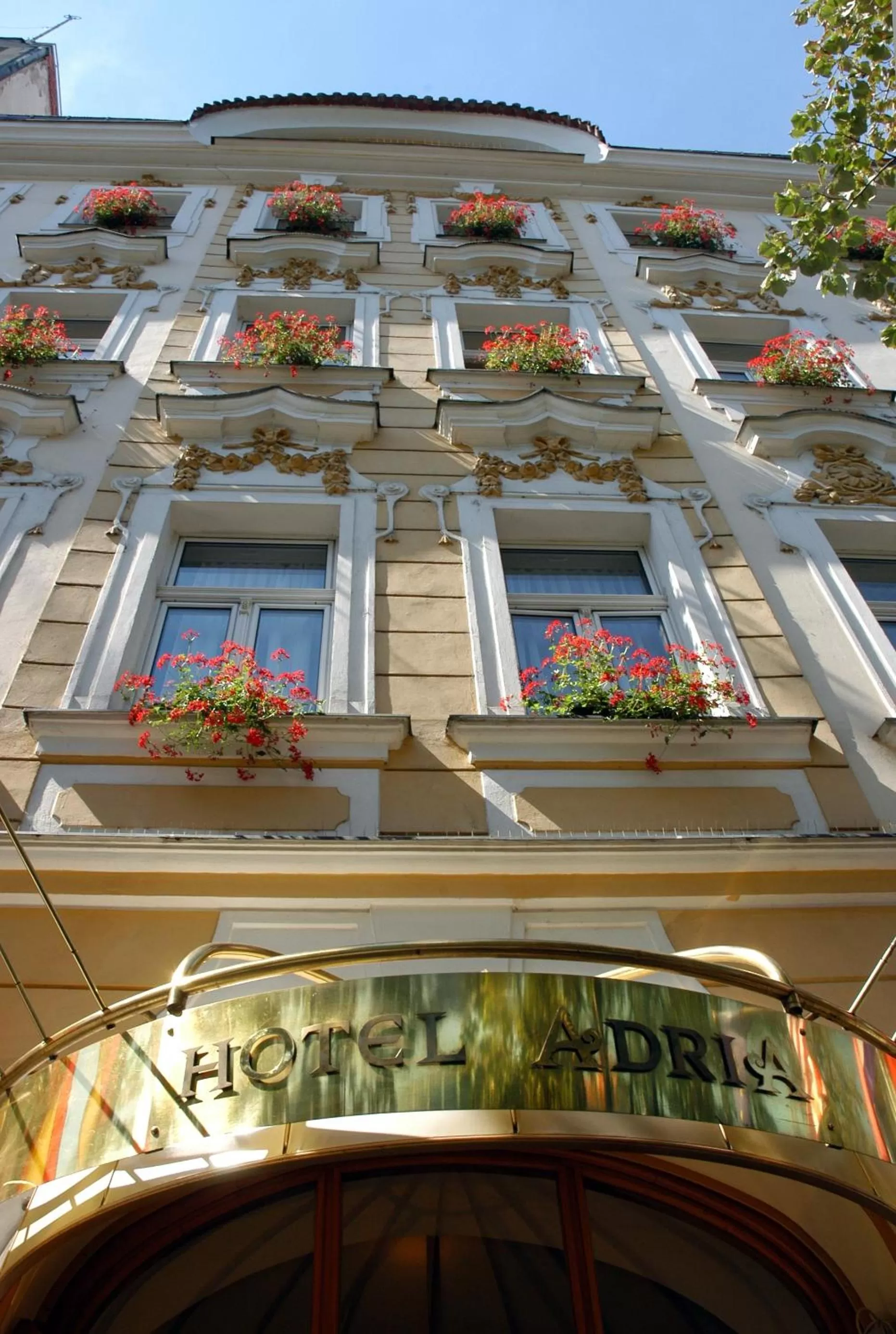 Facade/entrance in Adria Hotel Prague
