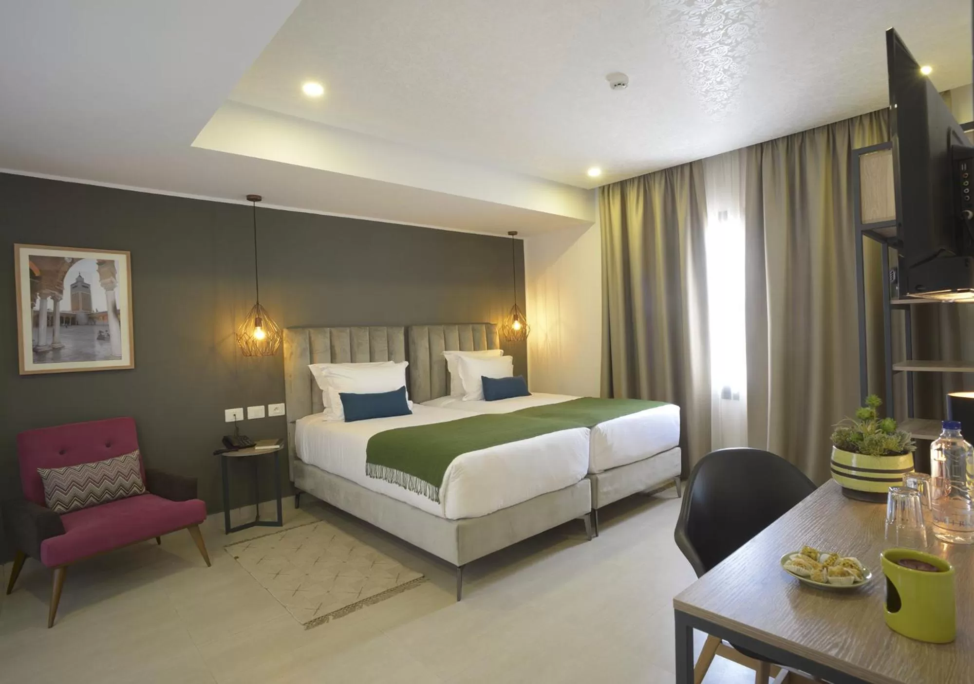 Photo of the whole room, Bed in MAIA HOTEL SUITES