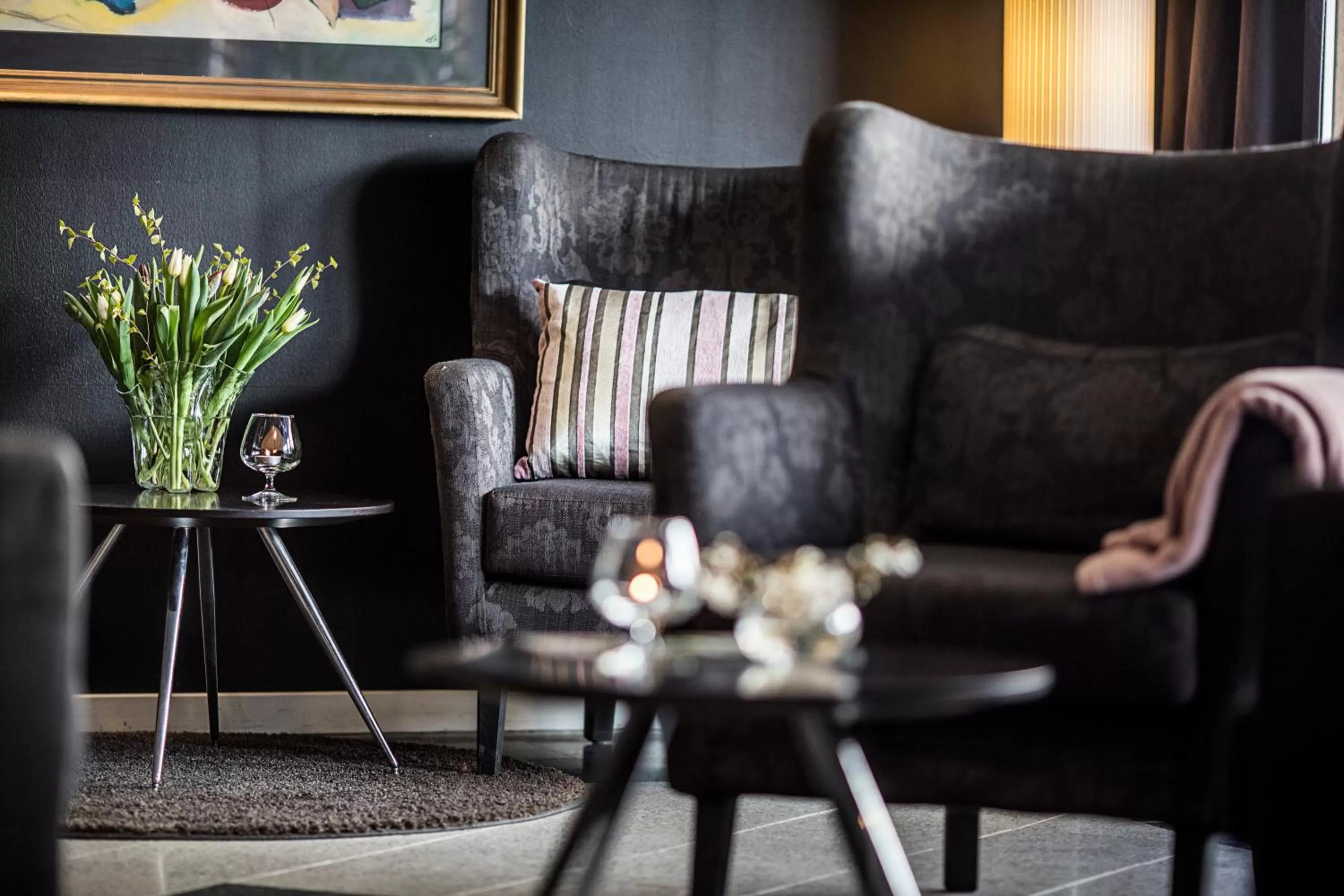 Lobby or reception in First Hotel Witt