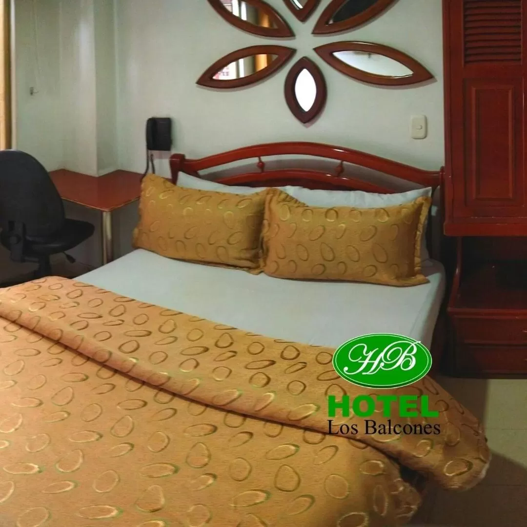 Bed in HOTEL LOS BALCONES