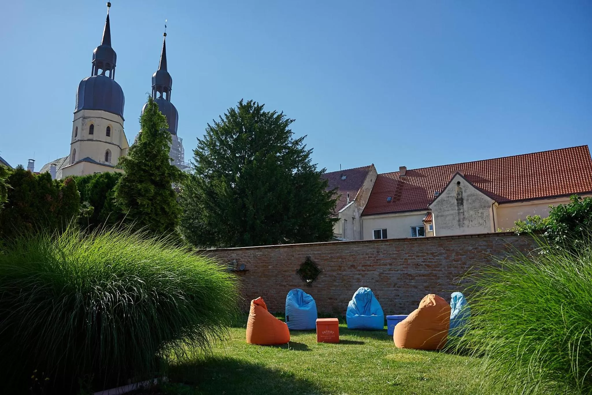 Garden in Pension & Restaurant PATRIOT Trnava