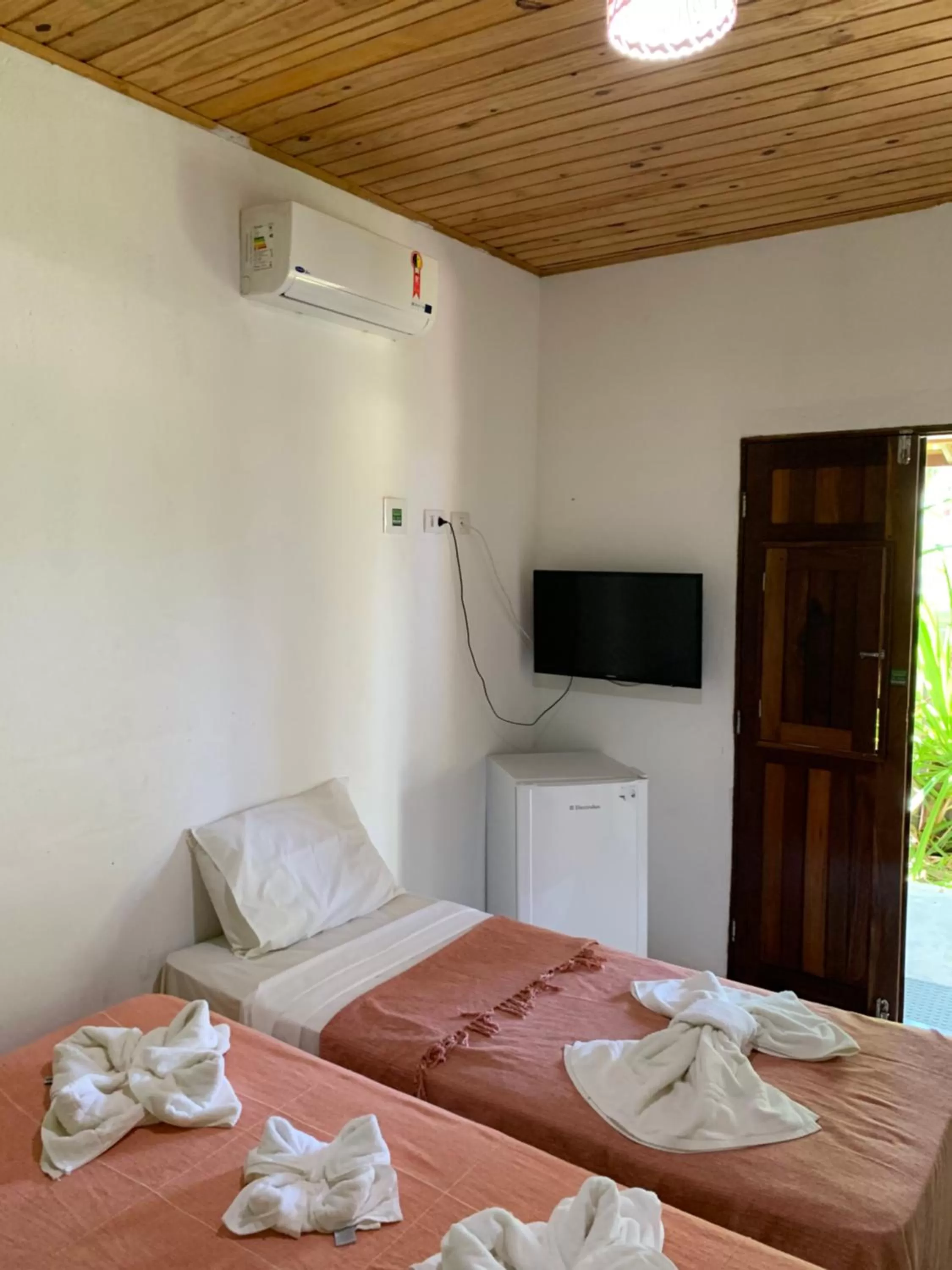 Bed in Pousada e Restaurante Encanto das Águas